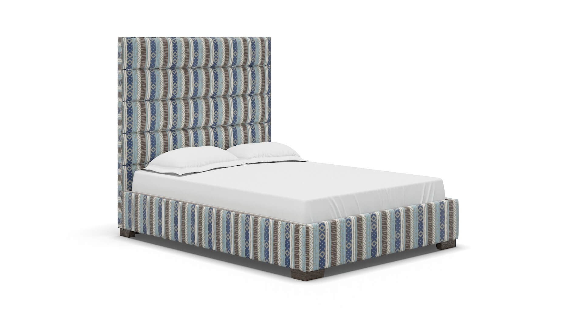 Vida Bodhi Indigo Bed espresso legs 2