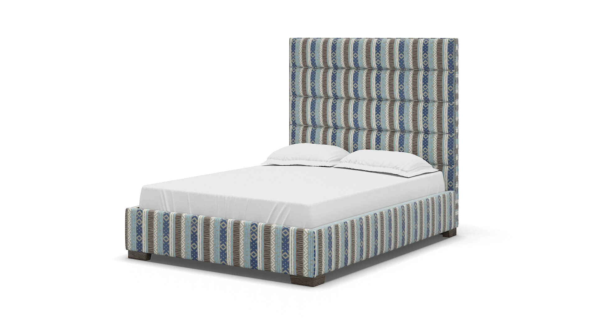 Vida Bodhi Indigo Bed espresso legs 5
