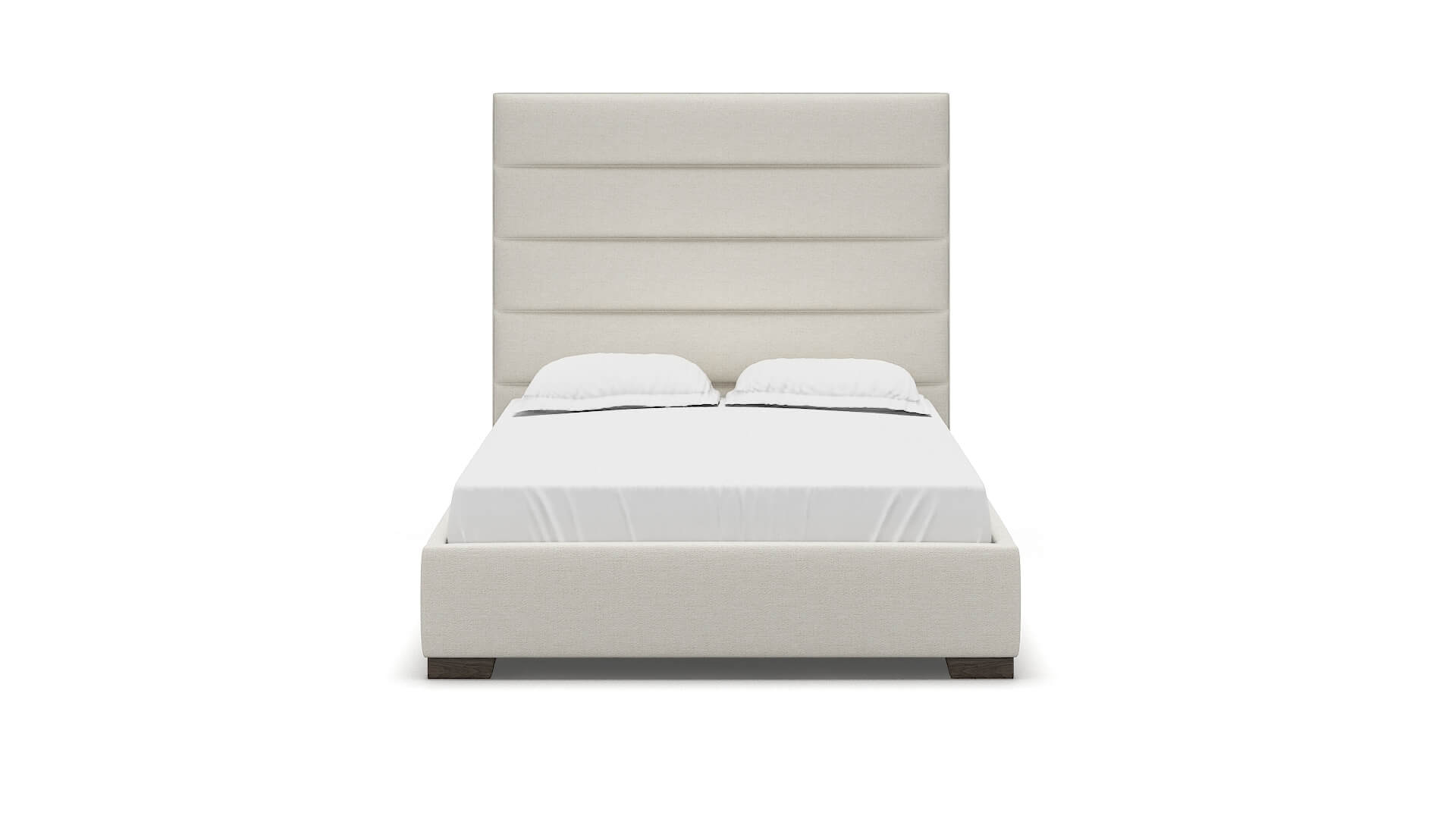 Vida Catalina Ivory Bed espresso legs 1