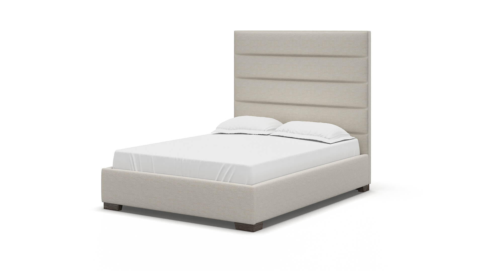 Vida Catalina Linen Bed espresso legs 5