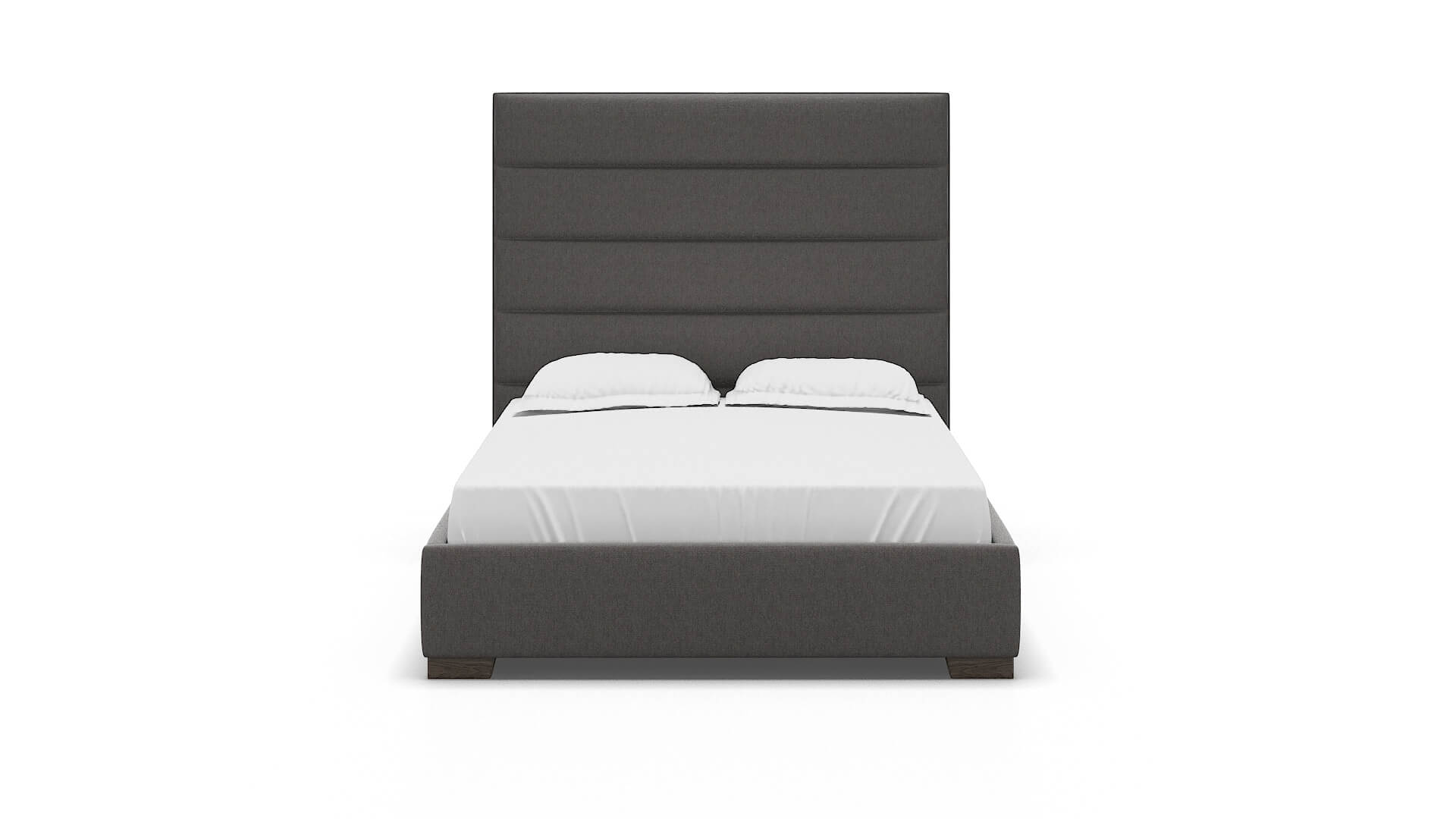 Vida Cosmo Charcoal Bed espresso legs 1