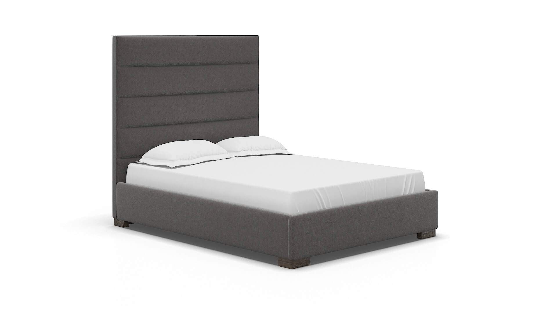 Vida Cosmo Charcoal Bed espresso legs 2