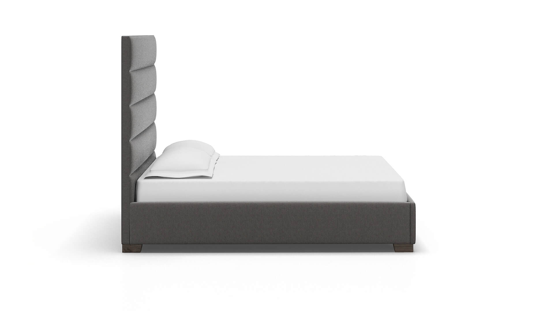 Vida Cosmo Charcoal Bed espresso legs 3