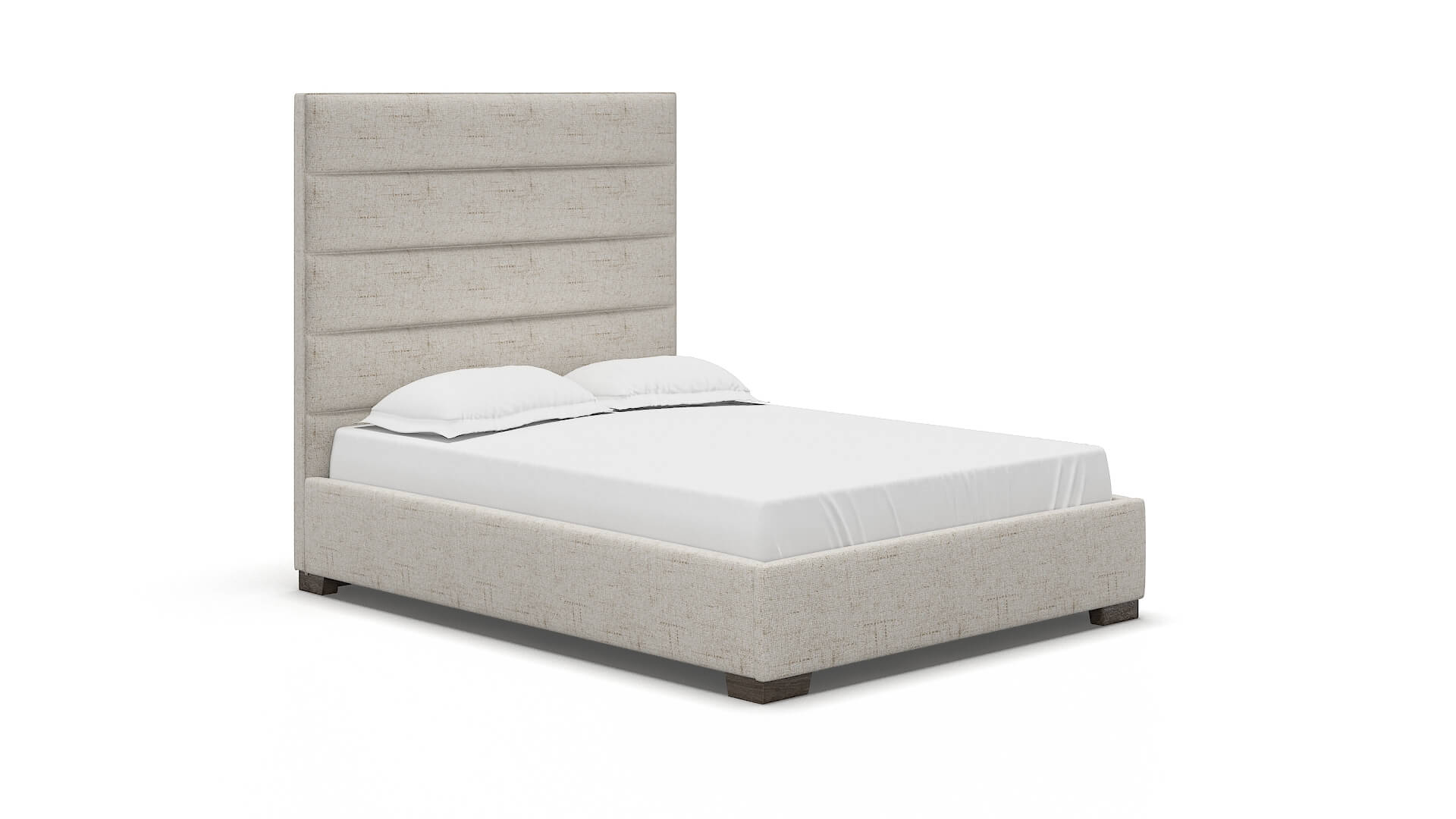 Vida Derby Taupe Bed espresso legs 2