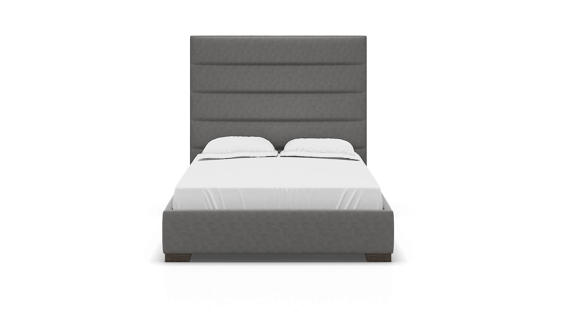 Vida Dream_d Charcoal Bed espresso legs 1