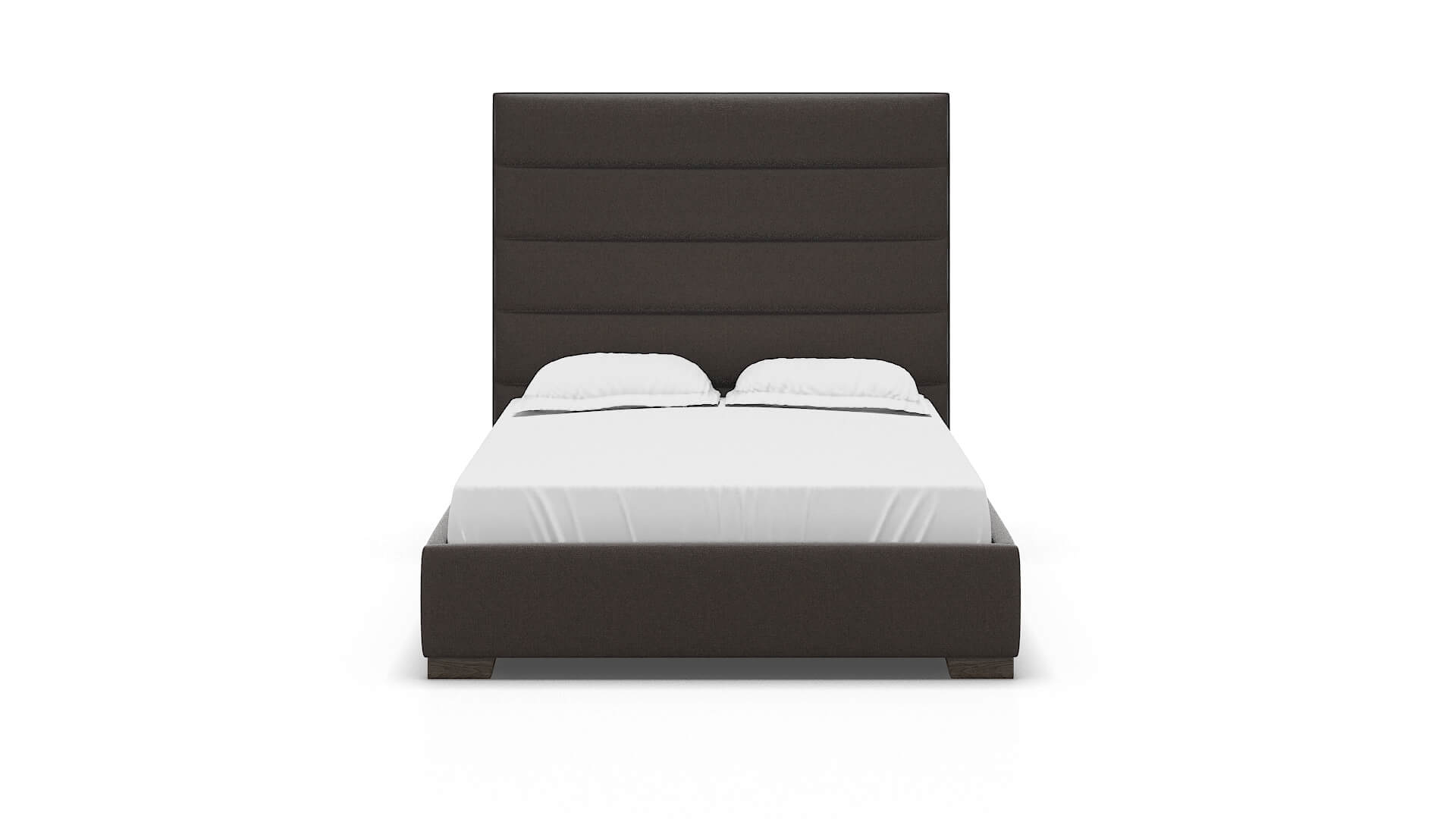 Vida Naples Graphite Bed espresso legs 1