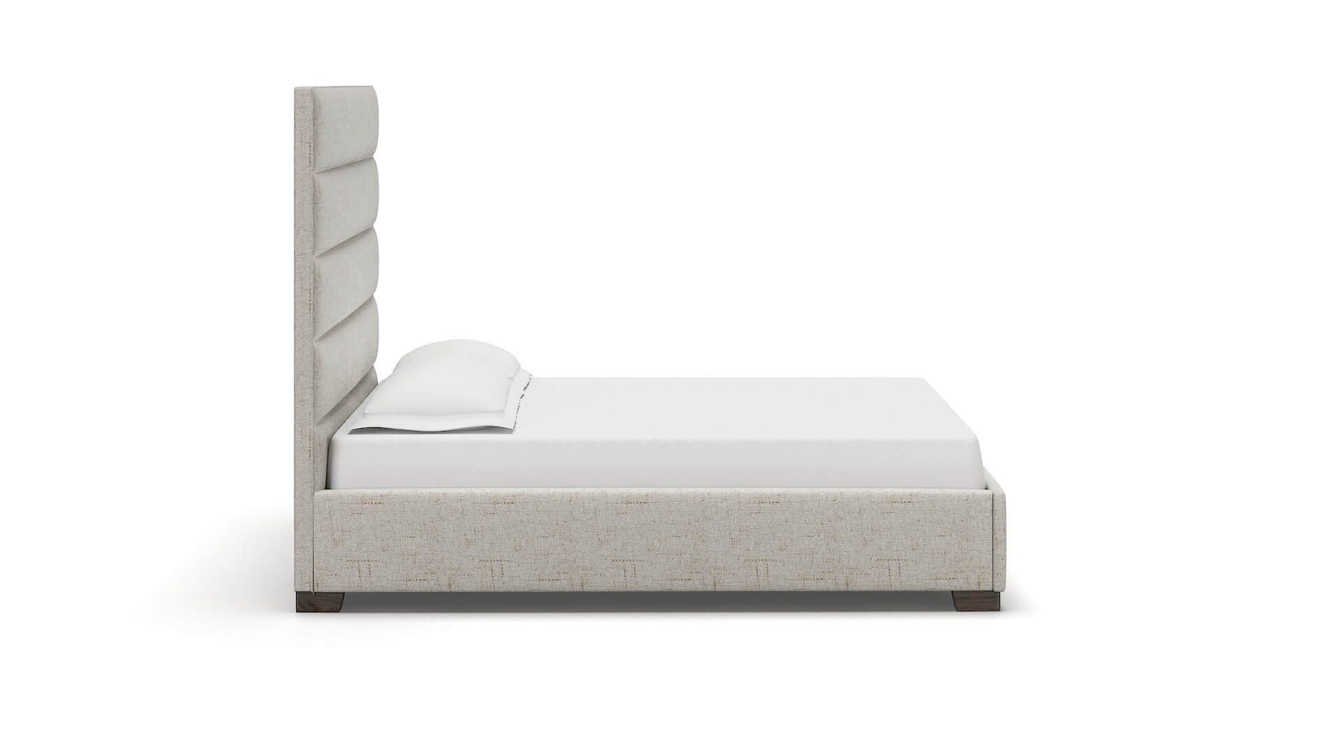 Vida Oceanside Natural Bed espresso legs 3