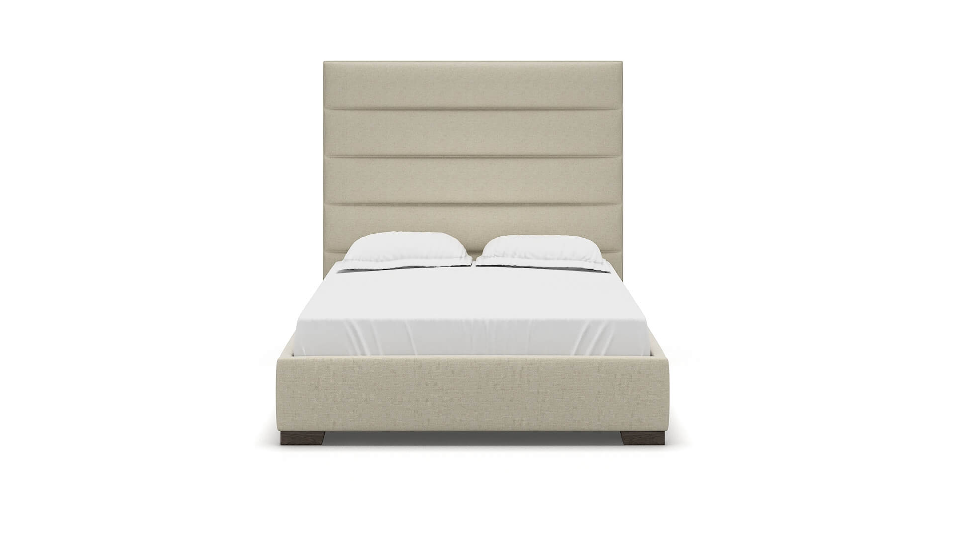 Vida Phoenix Ivory Bed espresso legs 1