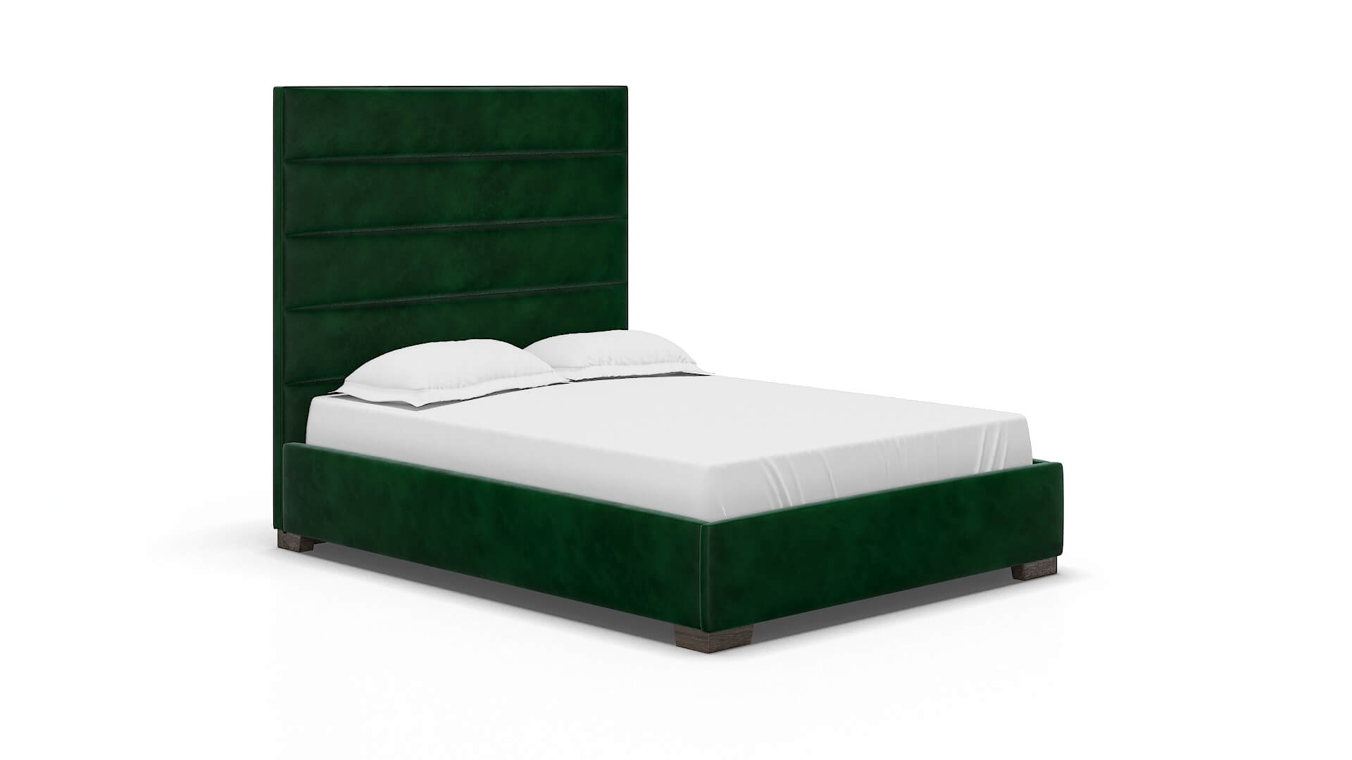 Vida Royale Evergreen Bed espresso legs 2