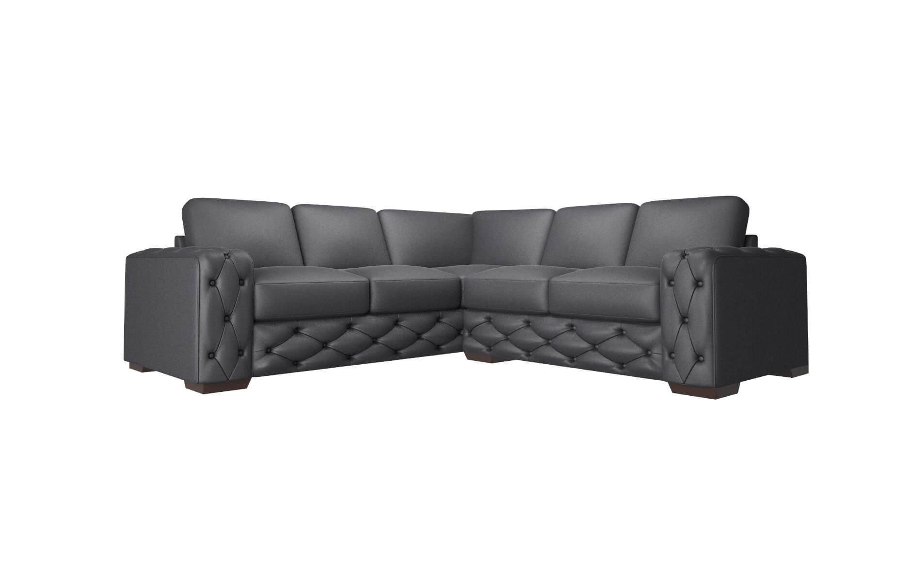 Windsor Atlas_plz Navy Sectional espresso legs 1