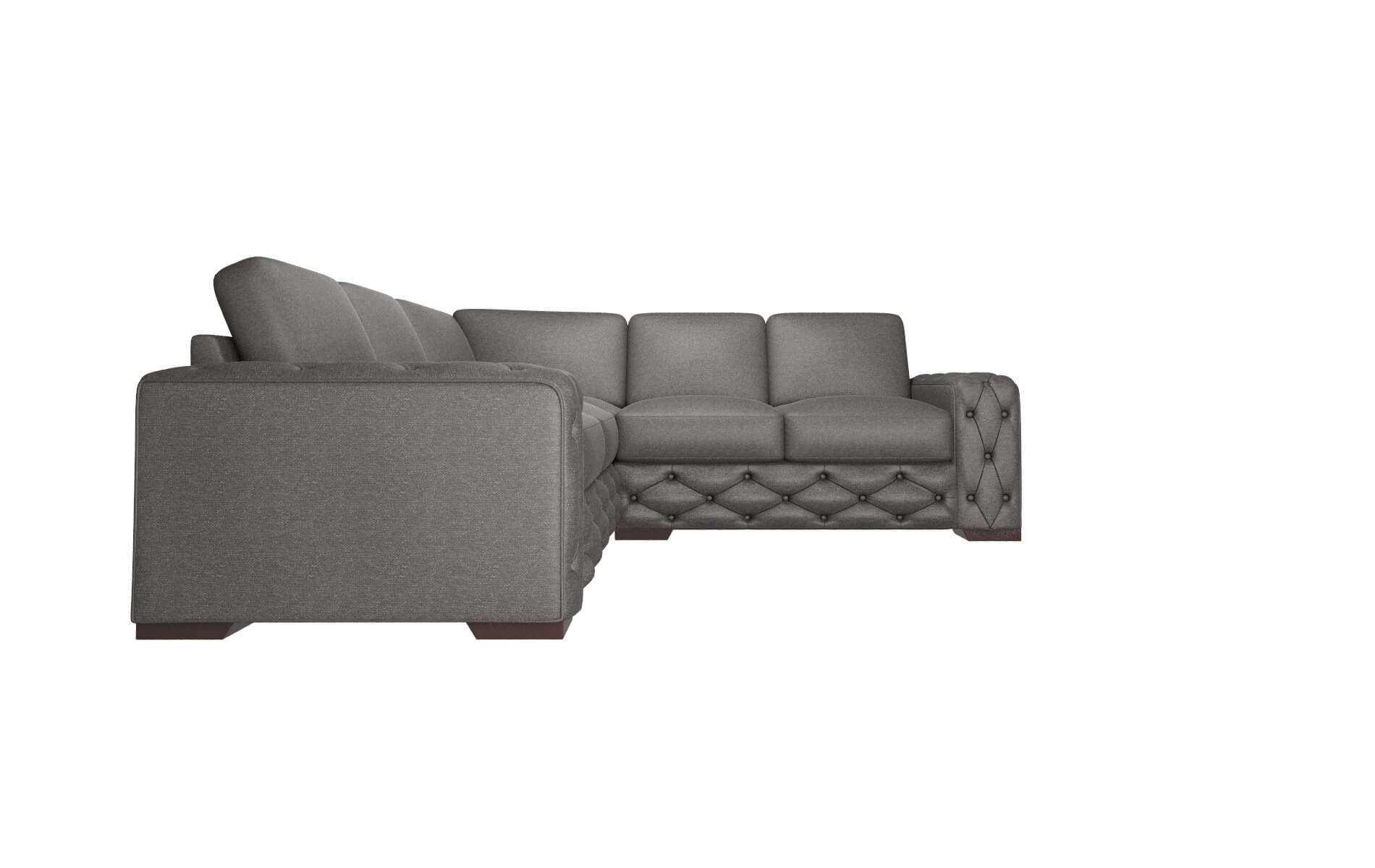 Windsor Avenger Denim Sectional espresso legs 2