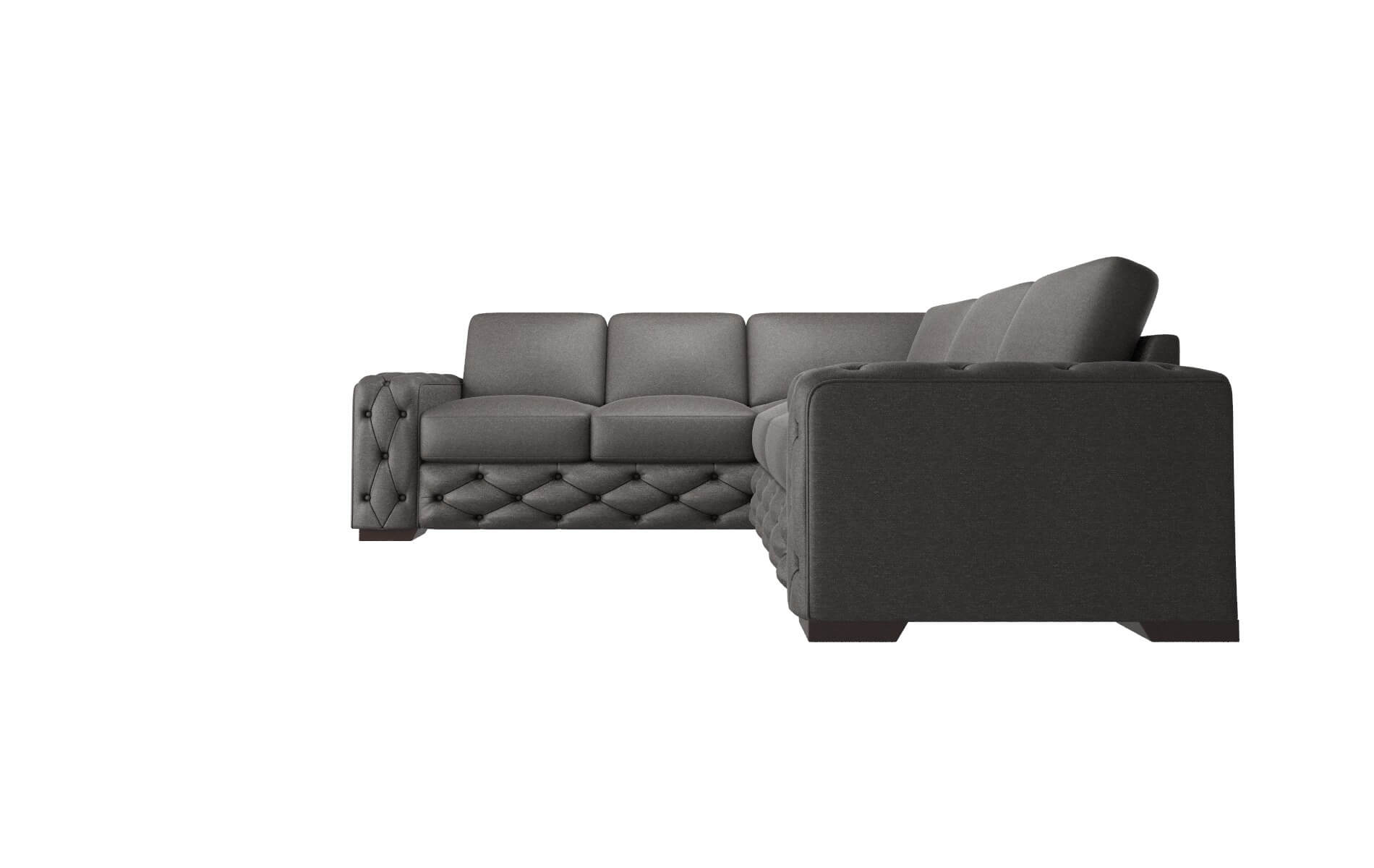 Windsor Avenger Denim Sectional espresso legs 5