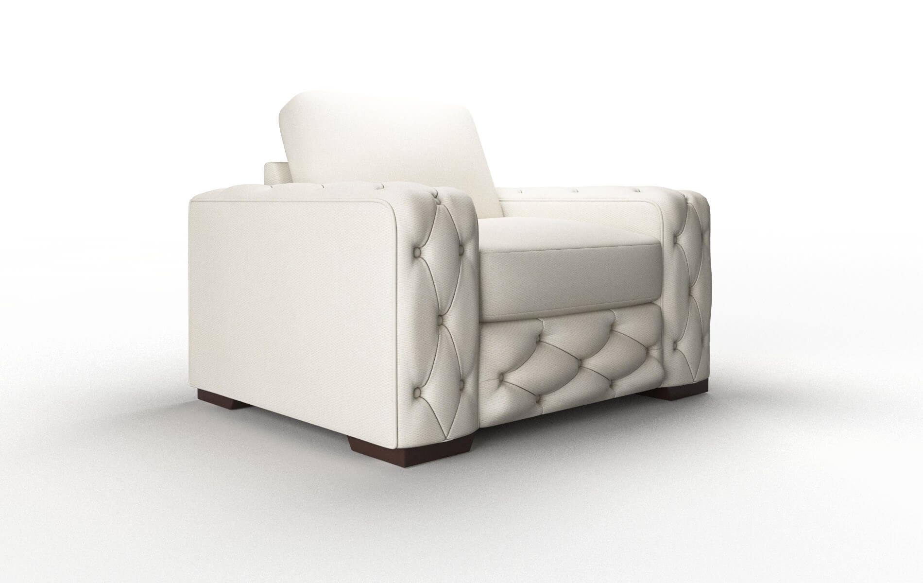 Windsor Bungalow Ivory Chair espresso legs 2