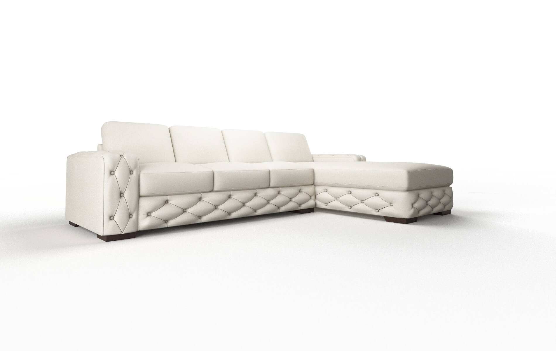 Windsor Bungalow Ivory Panel espresso legs 2