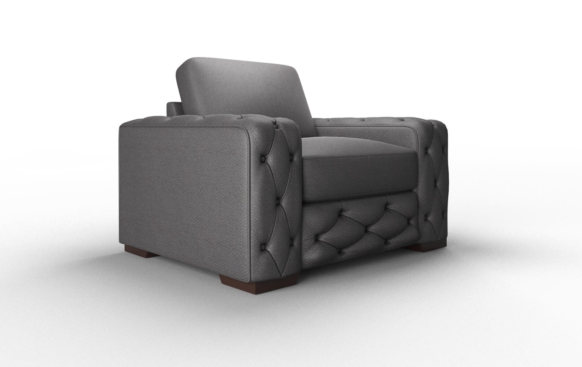 Windsor Catalina Charcoal Chair espresso legs 2