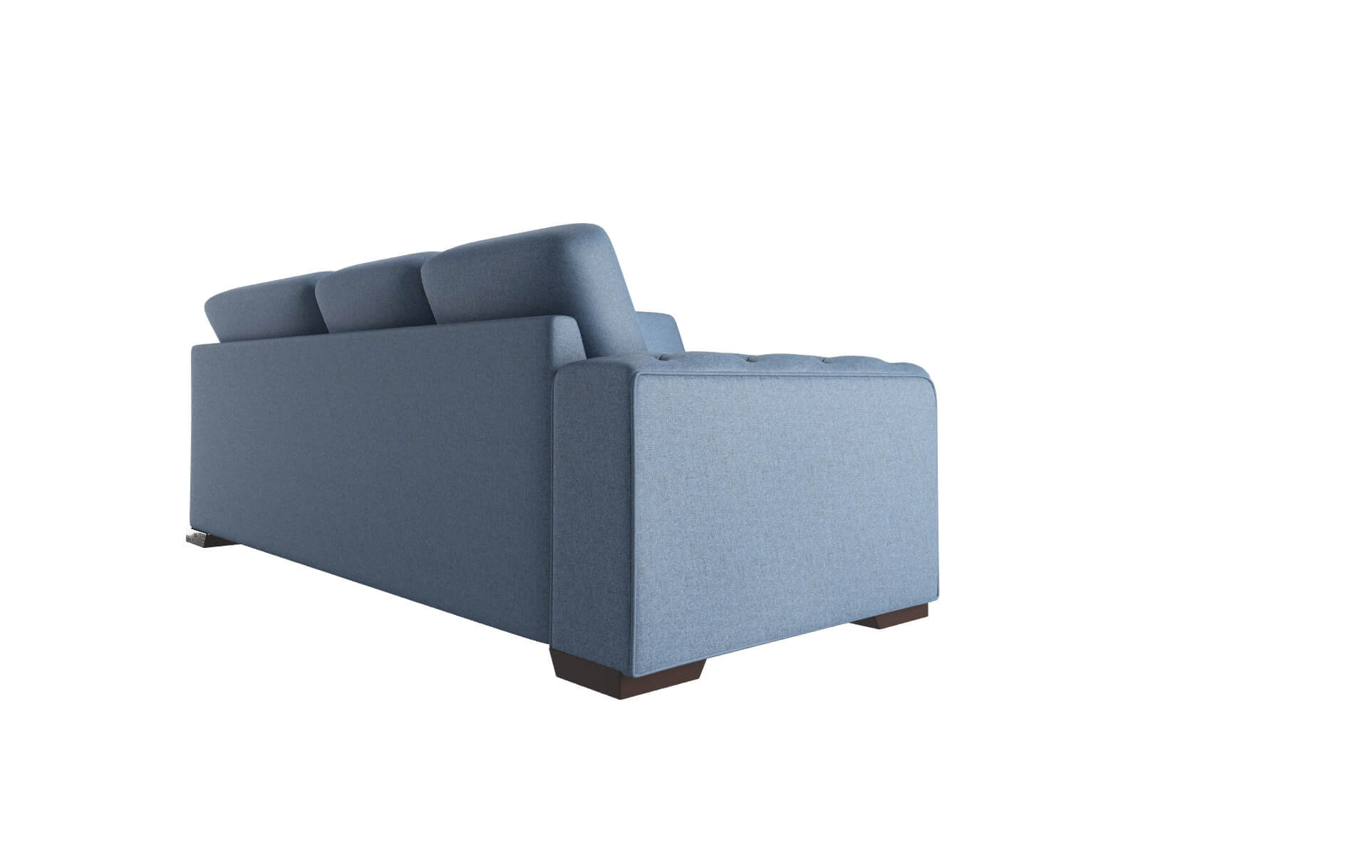 Windsor Clyde Deep_ocean Sectional espresso legs 3