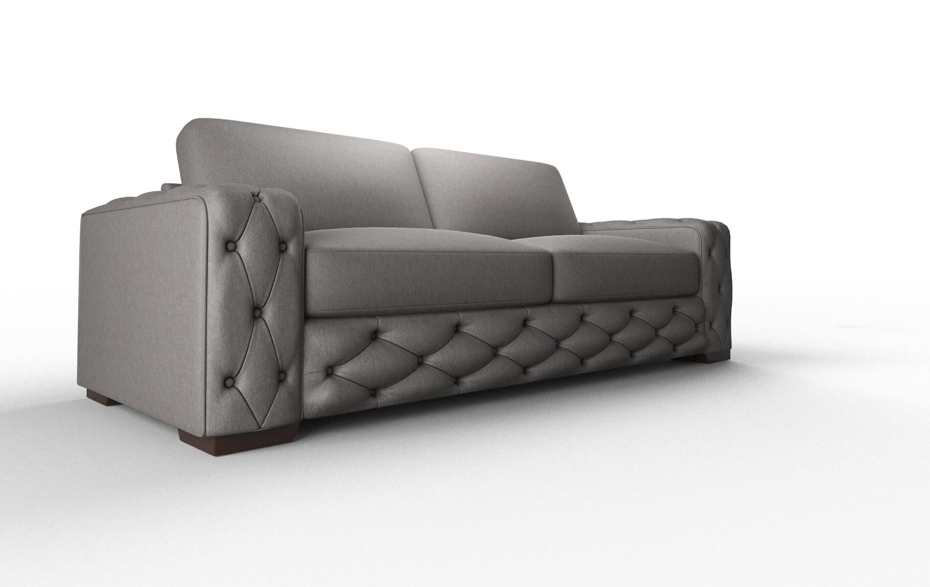 Windsor Cosmo Charcoal Sofa espresso legs 2