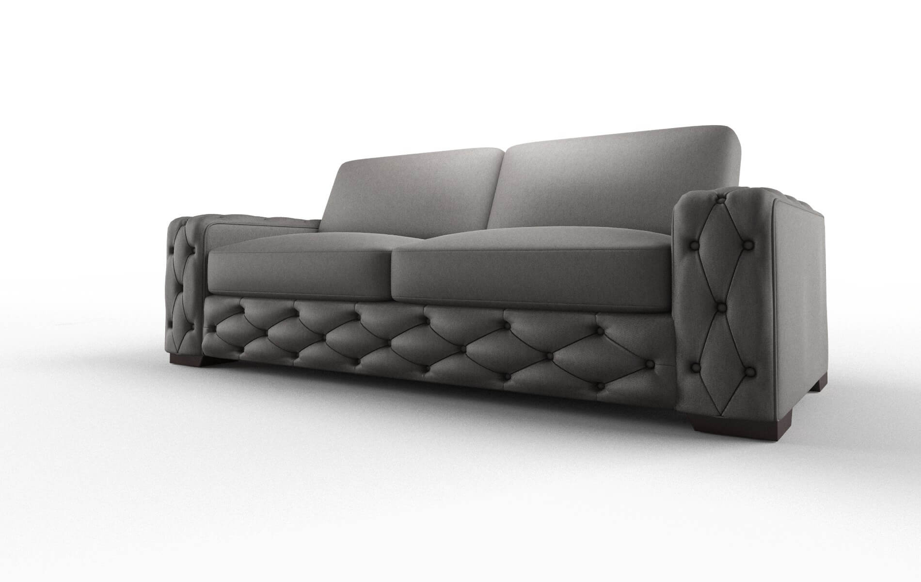 Windsor Cosmo Charcoal Sofa espresso legs 4