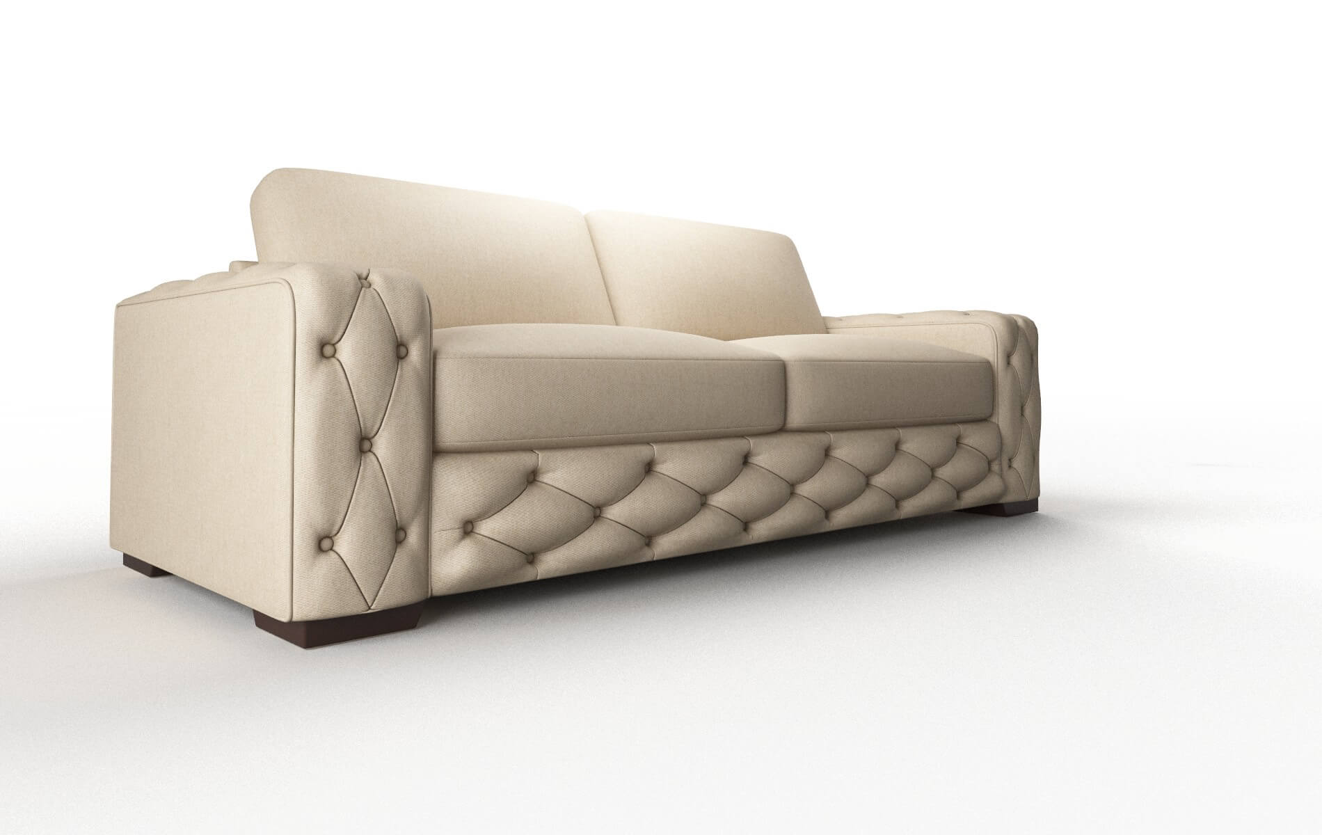Windsor Cosmo Fawn Sofa espresso legs 2