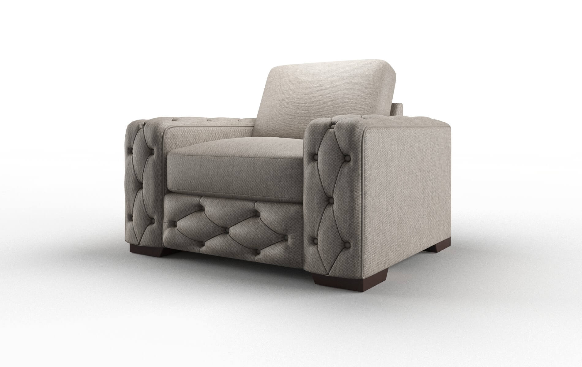 Windsor Cosmo Taupe Chair espresso legs 4