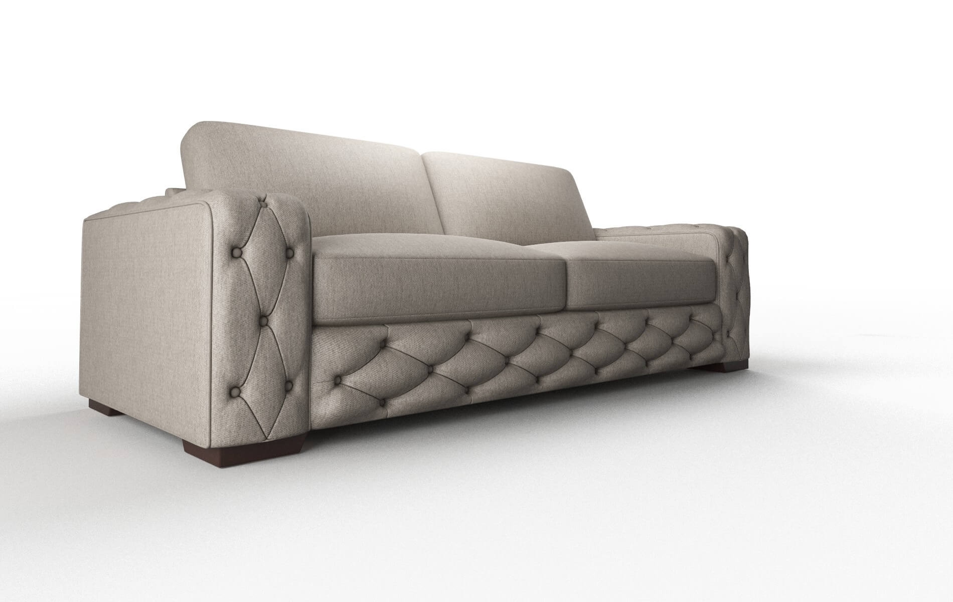Windsor Cosmo Taupe Sofa espresso legs 2