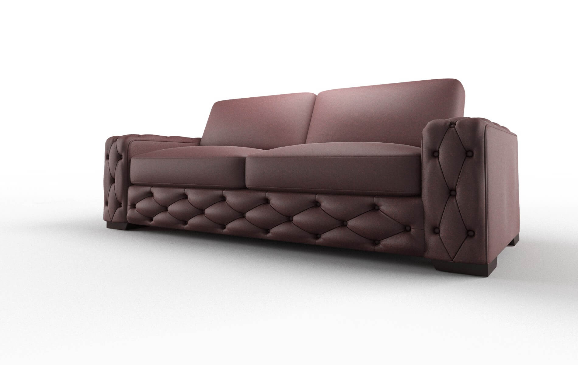 Windsor Derby Berry Sofa espresso legs 4