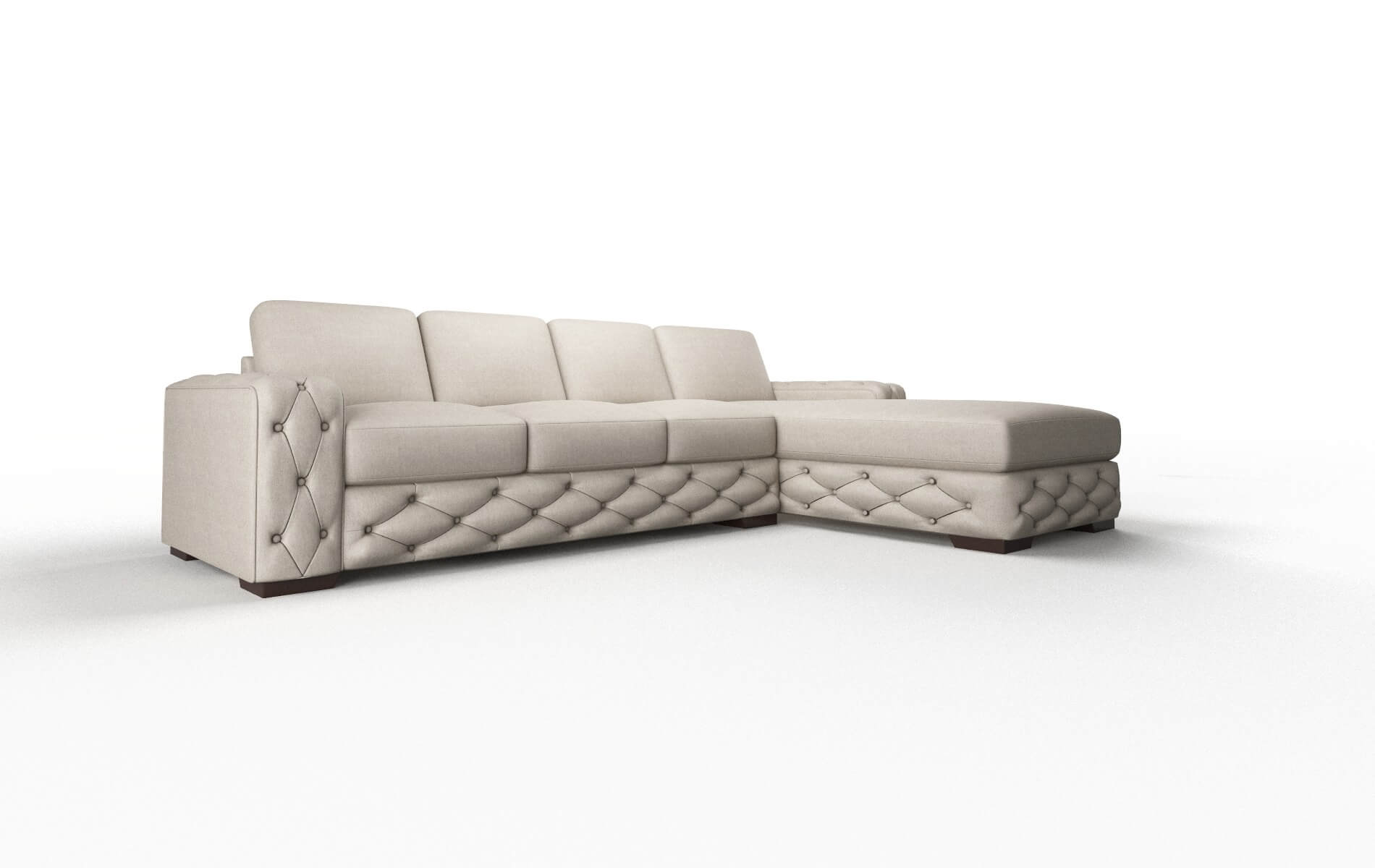 Windsor Derby Linen Panel espresso legs 2