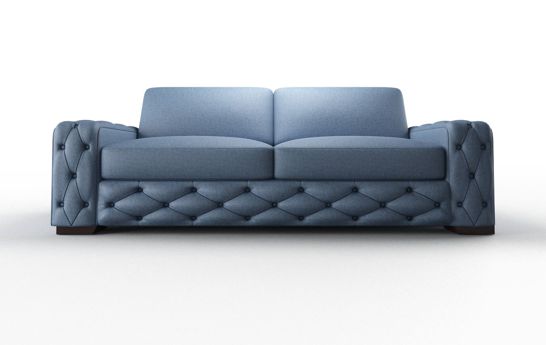 Windsor Derby Navy Sofa espresso legs 1
