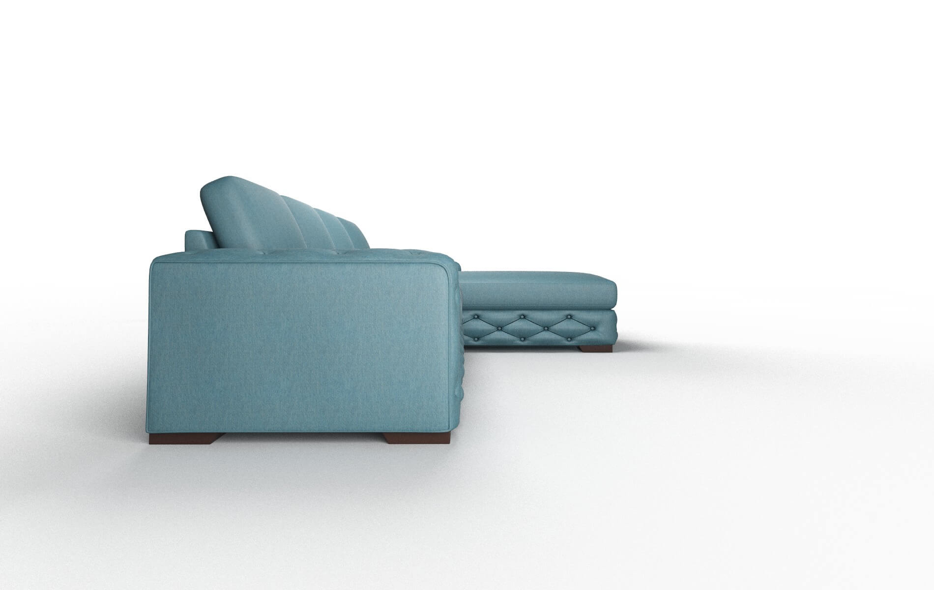 Windsor Hepburn Teal Panel espresso legs 3