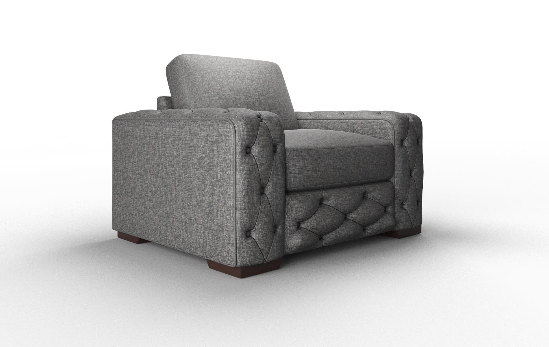 Windsor Insight Charcoal Chair espresso legs 2