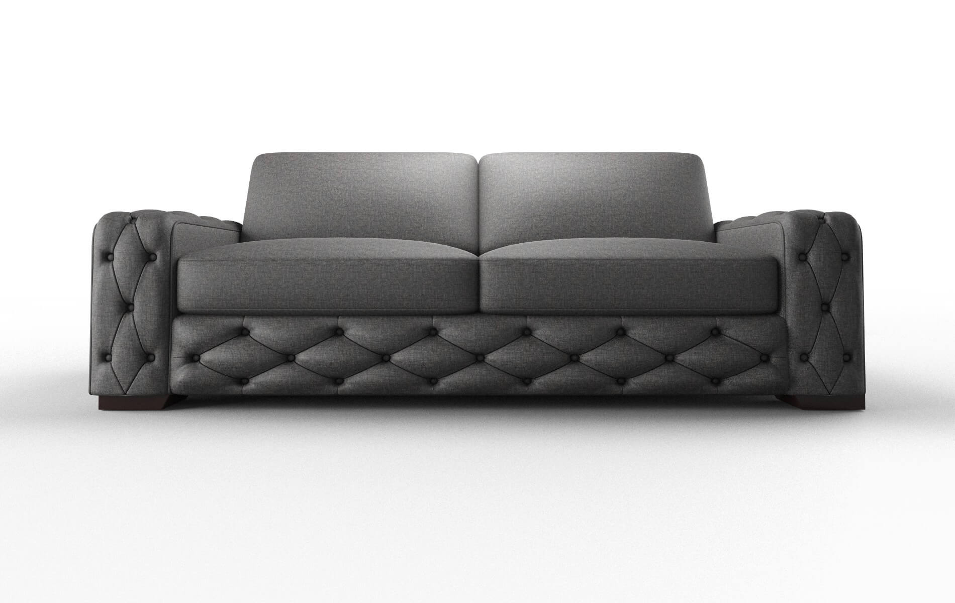 Windsor Insight Charcoal Sofa espresso legs 1