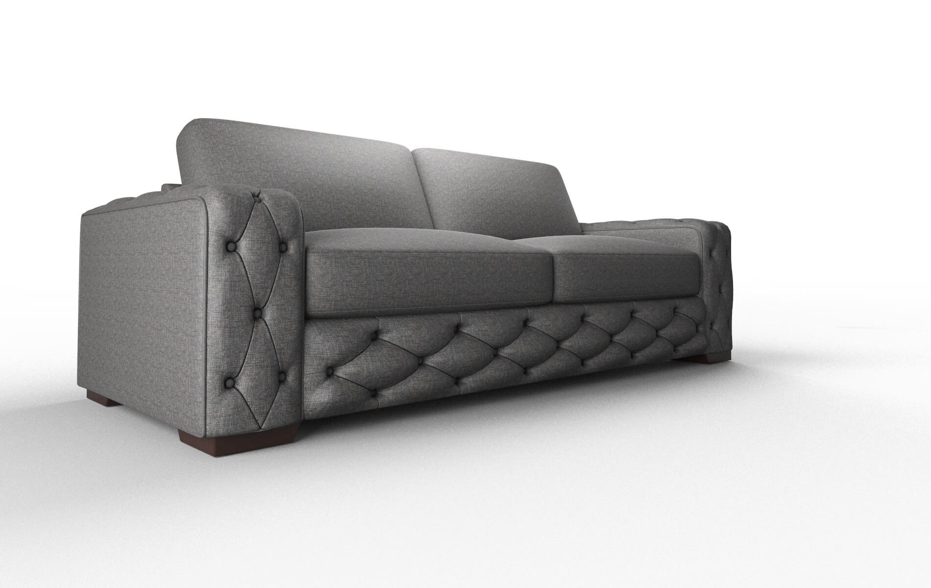 Windsor Insight Charcoal Sofa espresso legs 2