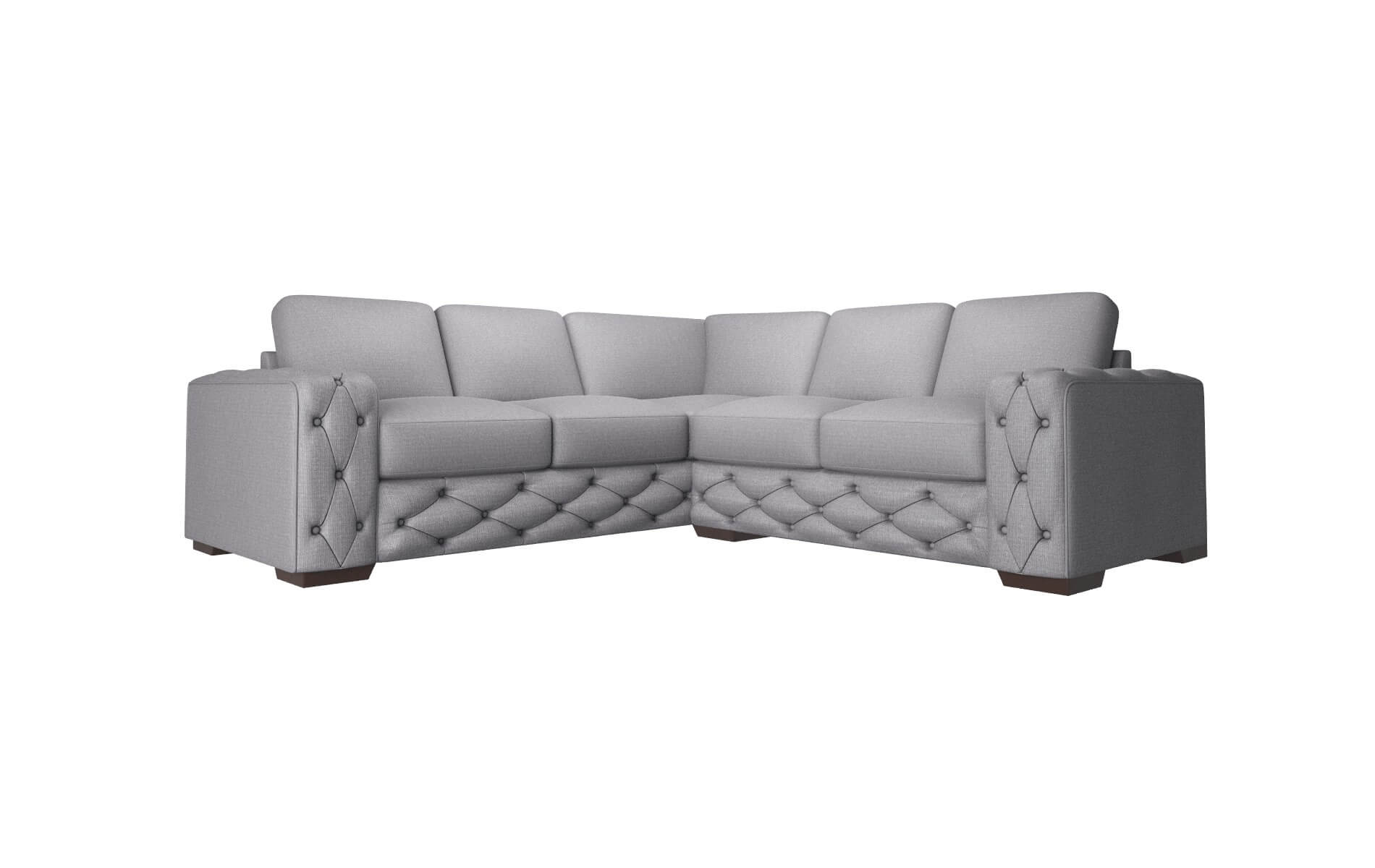 Windsor Insight Denim Sectional espresso legs 1