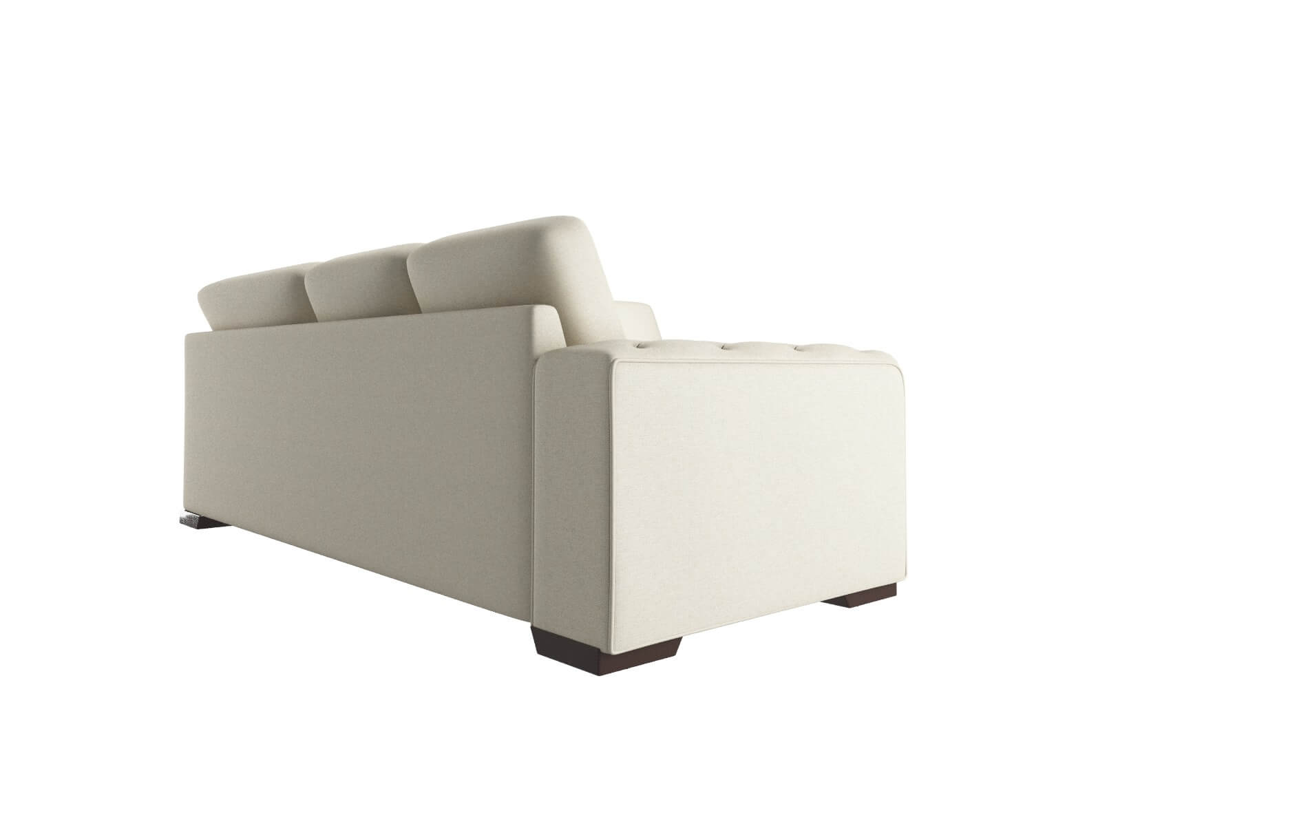 Windsor Lana Sand Sectional espresso legs 3