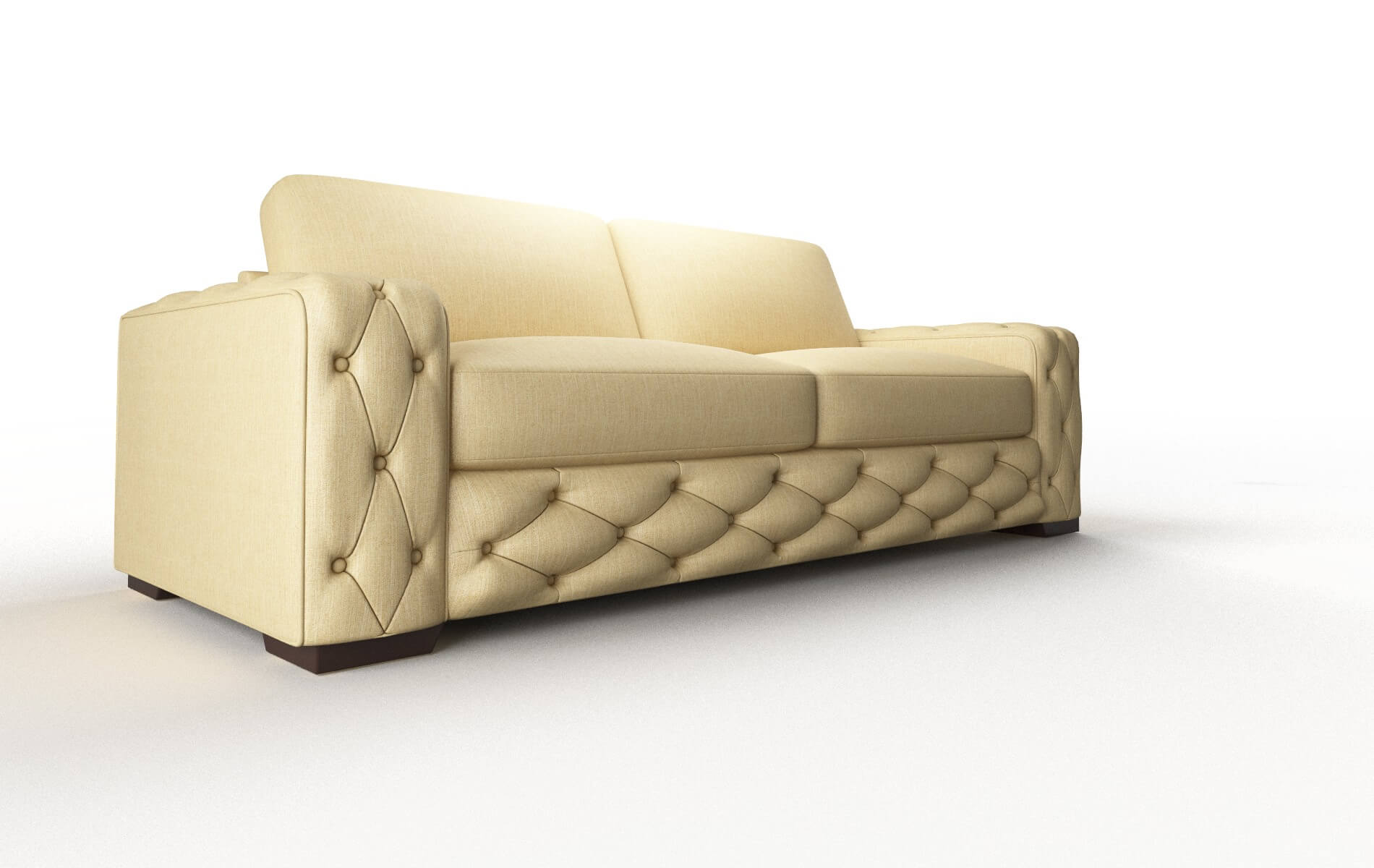 Windsor Malibu Maize Sofa espresso legs 2