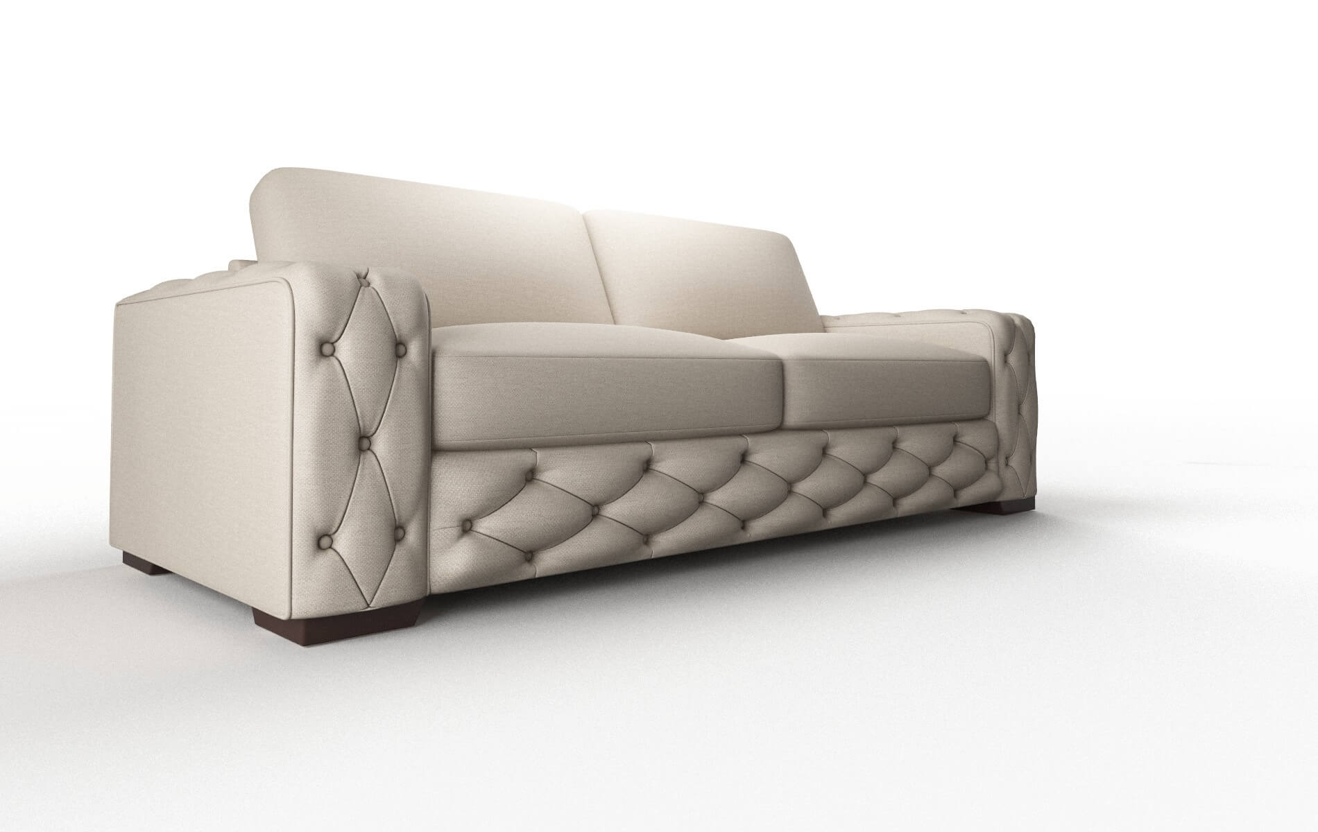 Windsor Naples Almond Sofa espresso legs 2
