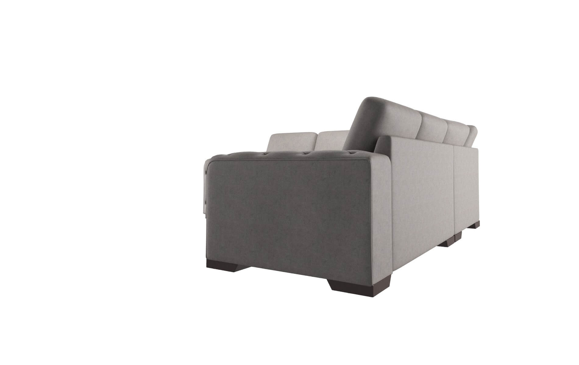 Windsor Noble Otter Sectional espresso legs 4