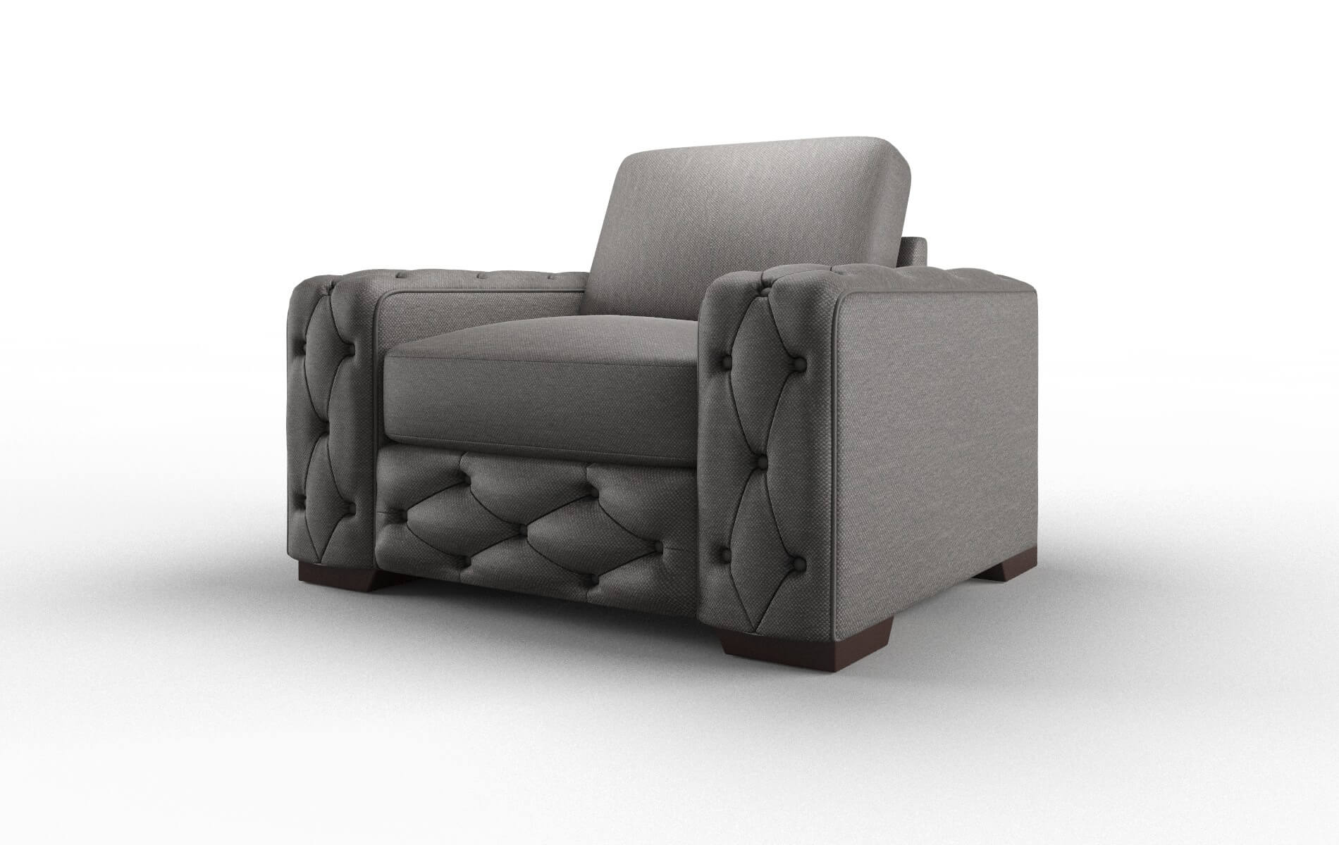 Windsor Oscar Grey Chair espresso legs 4