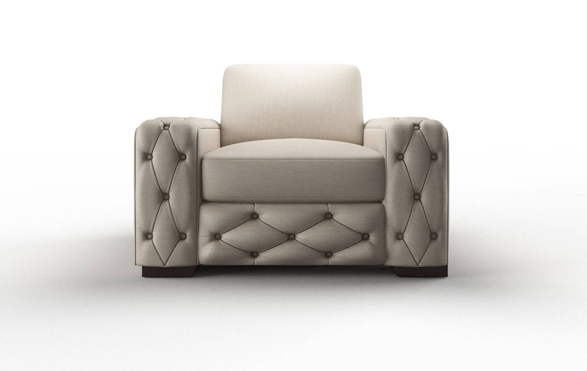 Windsor Oscar linen Chair Espresso Legs  1