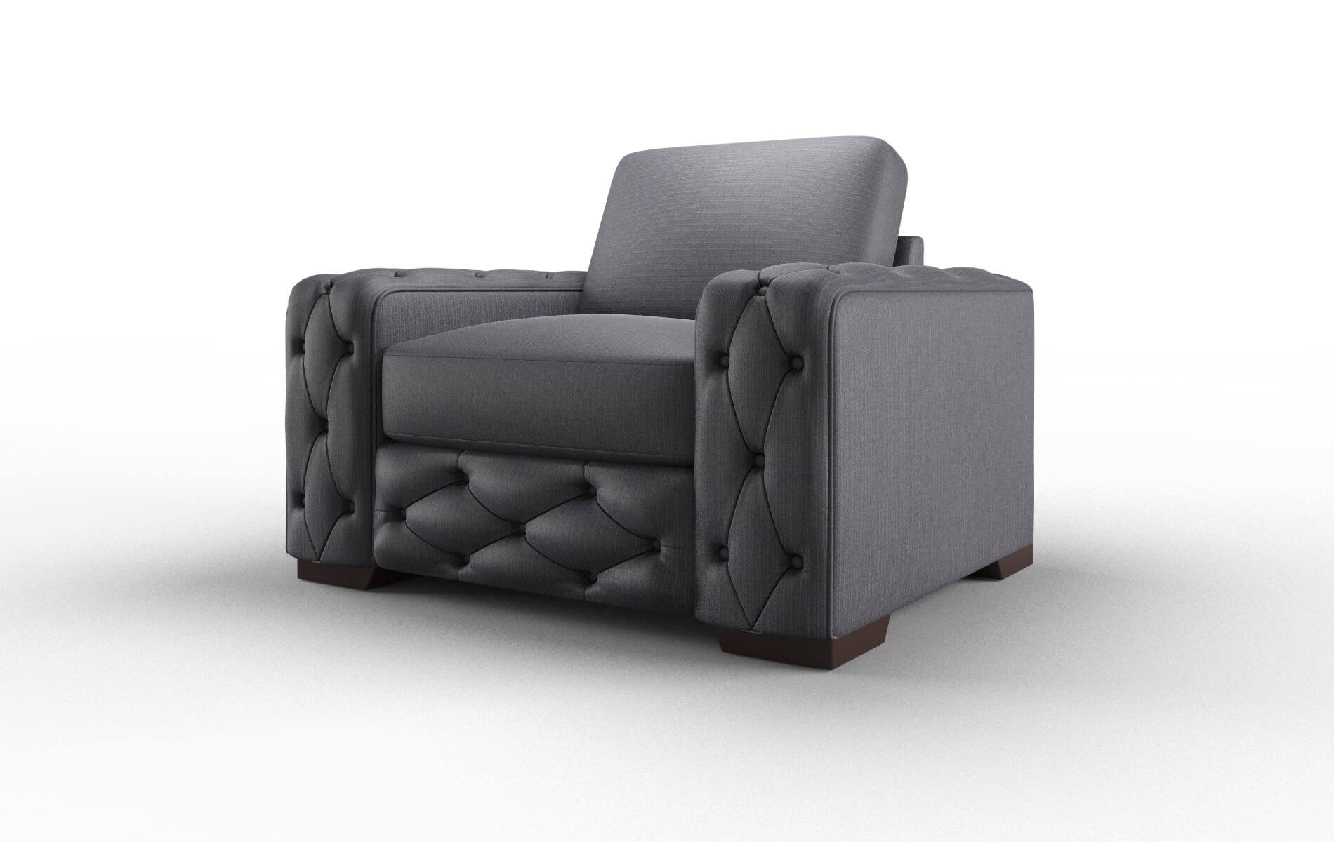 Windsor Parker Charcoal Chair espresso legs 4