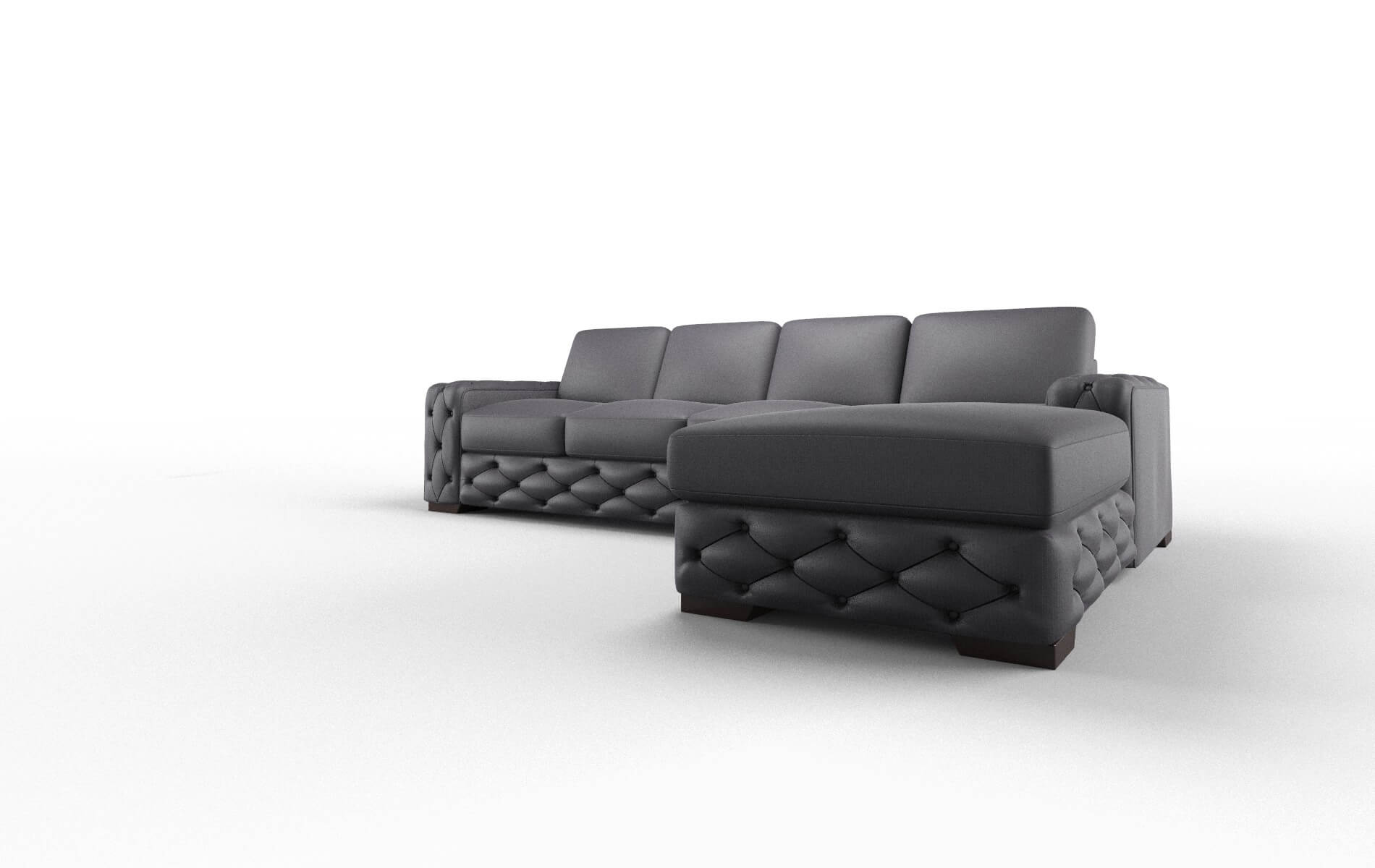 Windsor Parker Charcoal Panel espresso legs 4