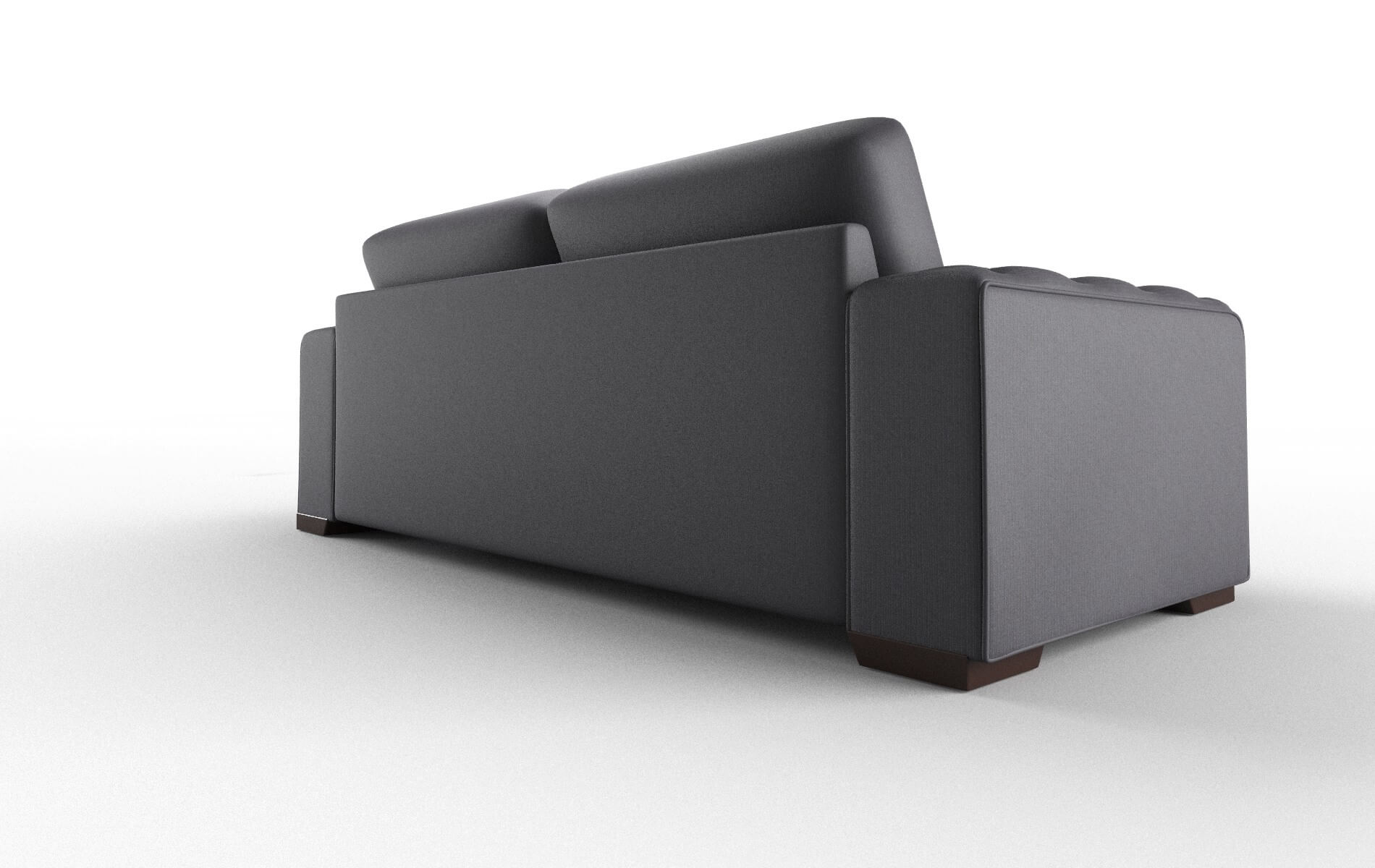 Windsor Parker Charcoal Sofa espresso legs 5