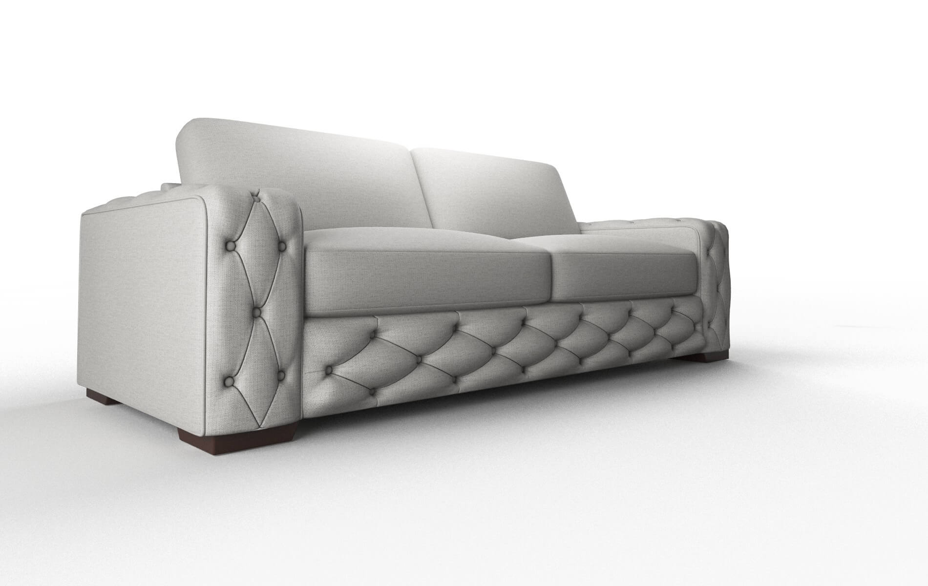 Windsor Parker Silver Sofa espresso legs 2