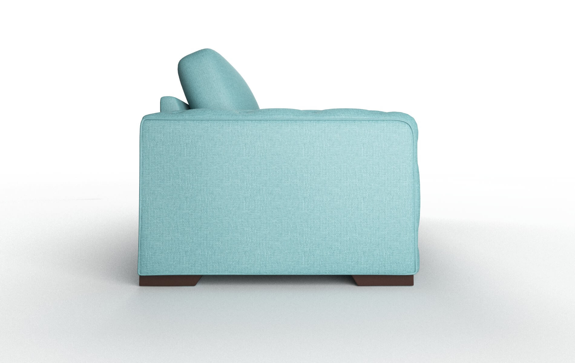 Windsor Parker Turquoise Sofa espresso legs 3