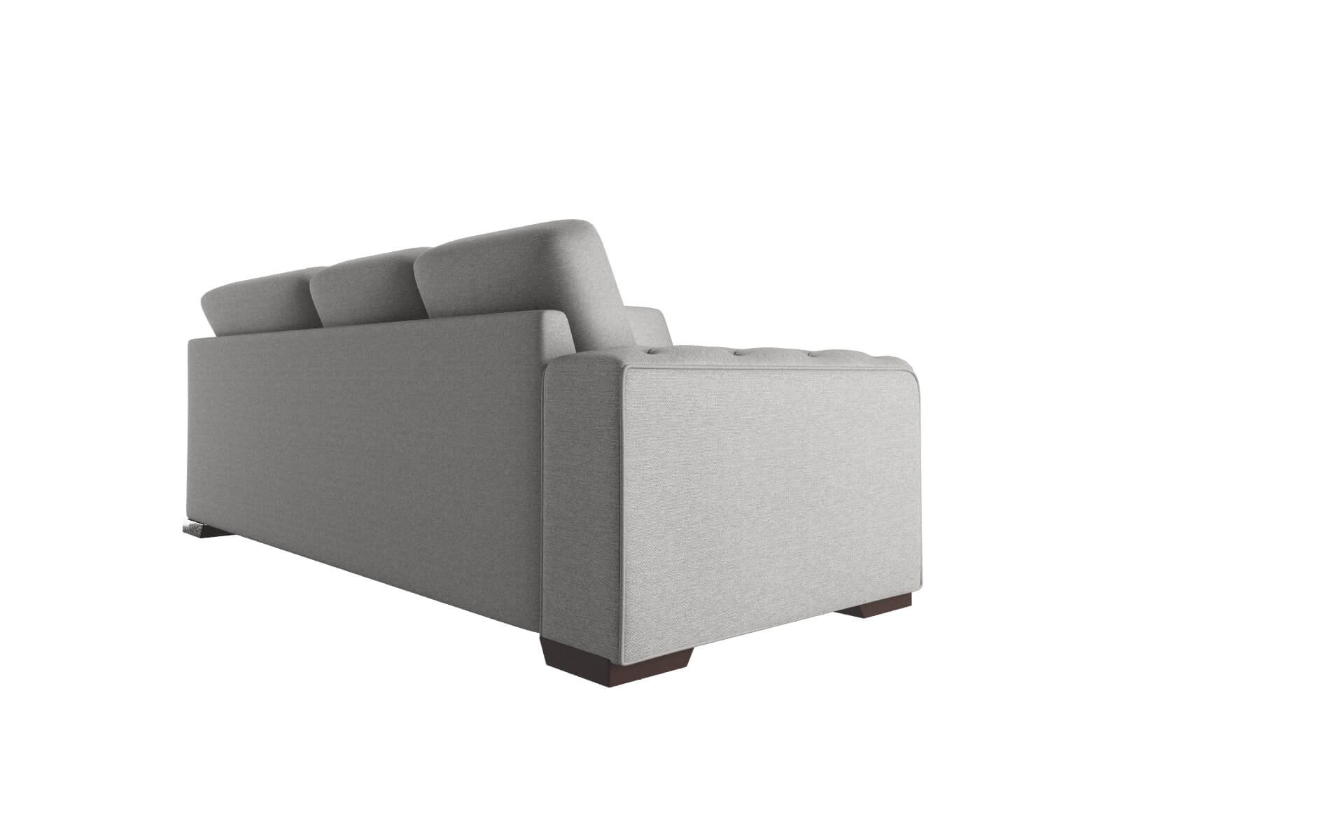 Windsor Phoenix Smoke Sectional espresso legs 3