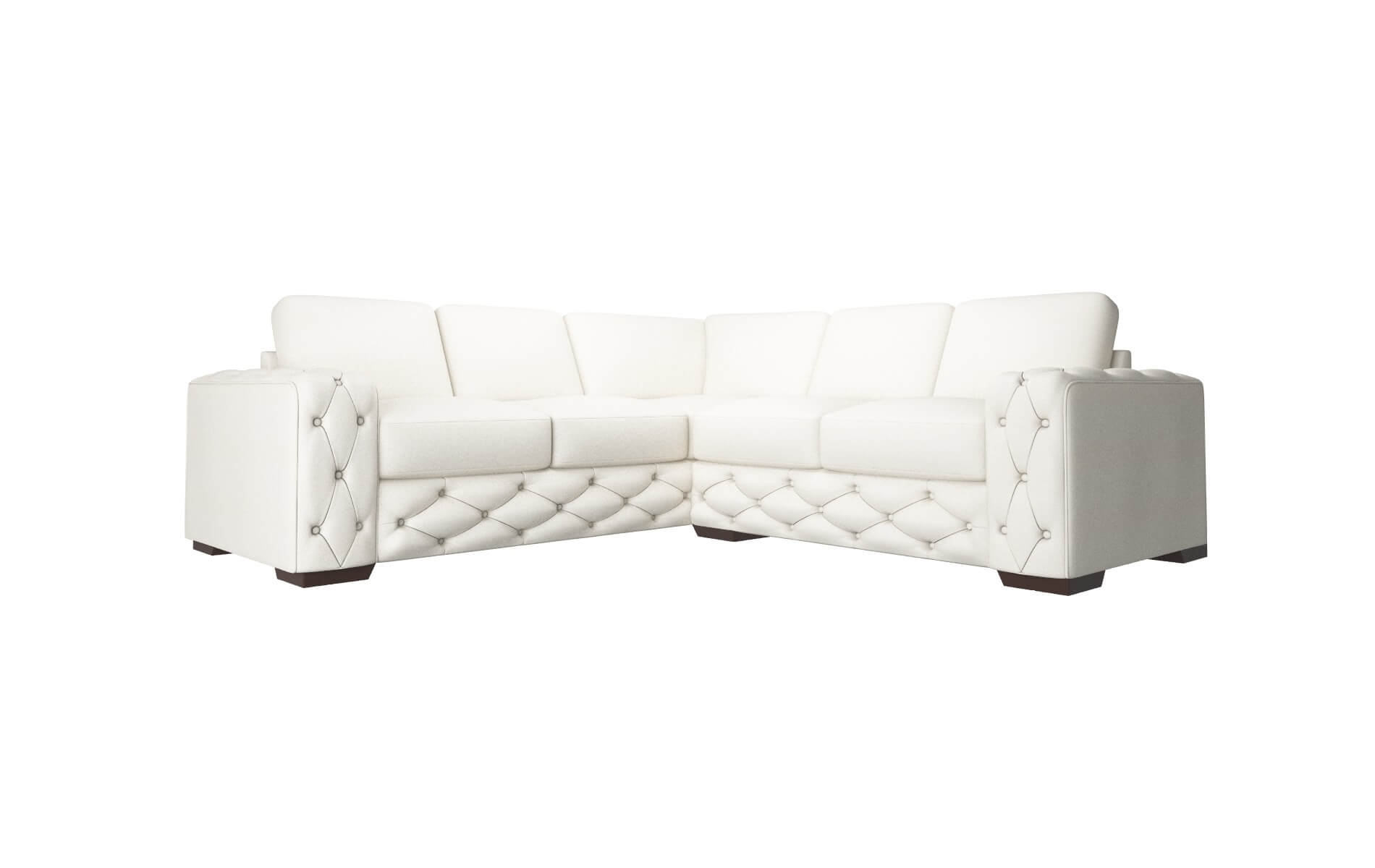 Windsor R_prize Cream Sectional espresso legs 1