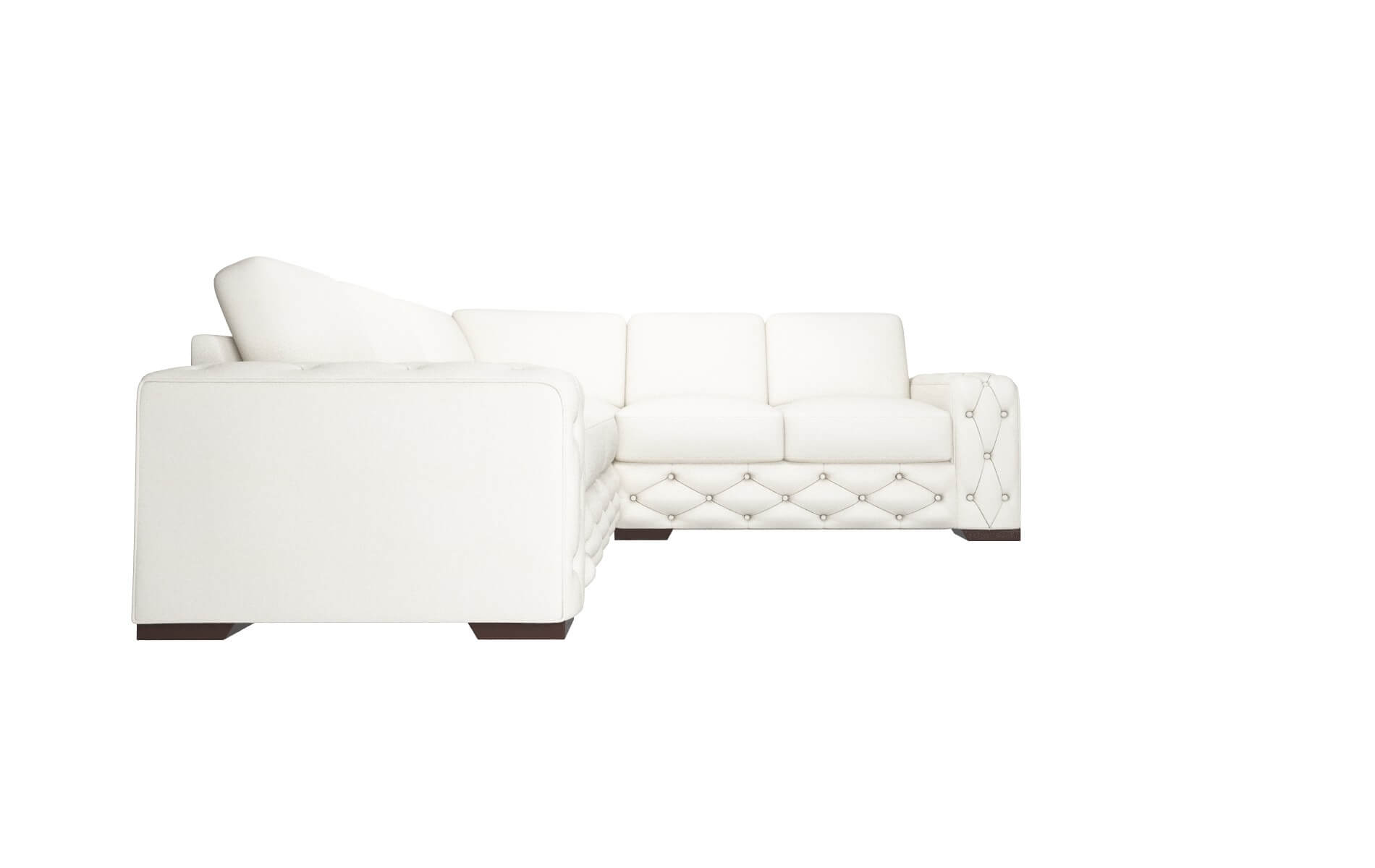 Windsor R_prize Cream Sectional espresso legs 2
