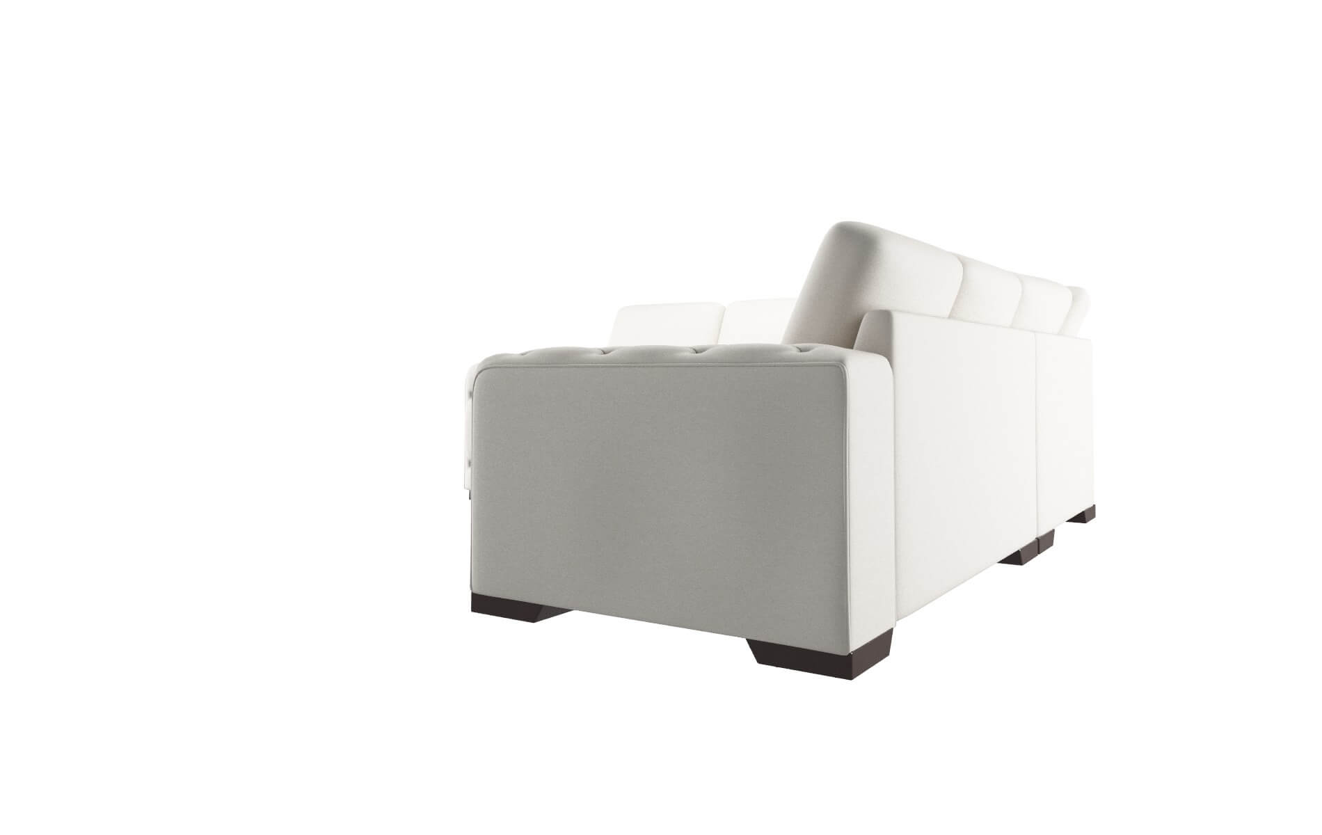 Windsor Redondo Pearl Sectional espresso legs 4