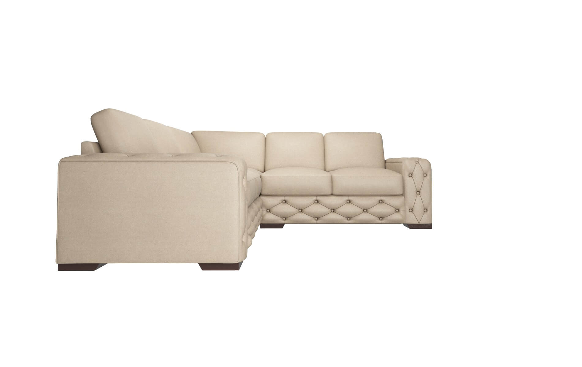 Windsor Rocket Cappuccino Sectional espresso legs 2