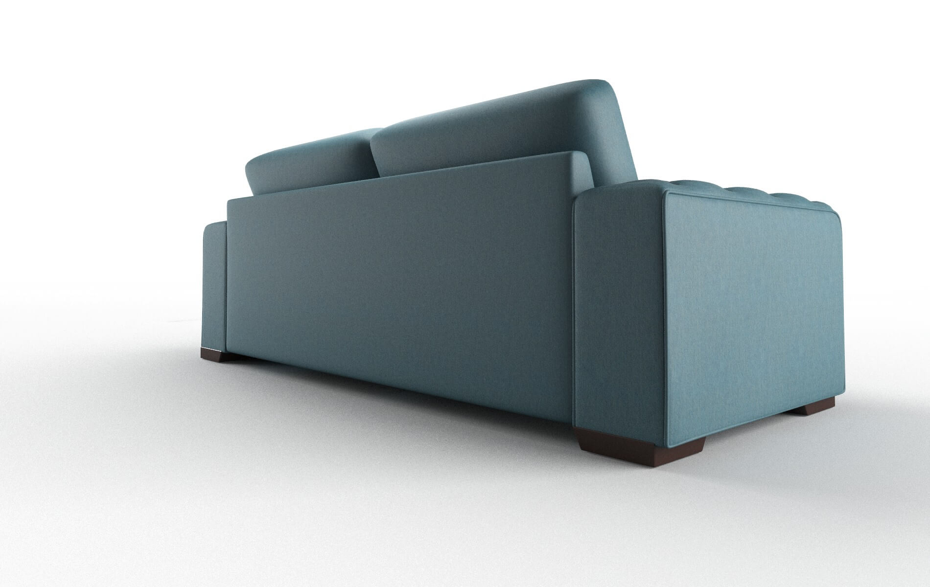 Windsor Royale Electric_blue Sofa espresso legs 5